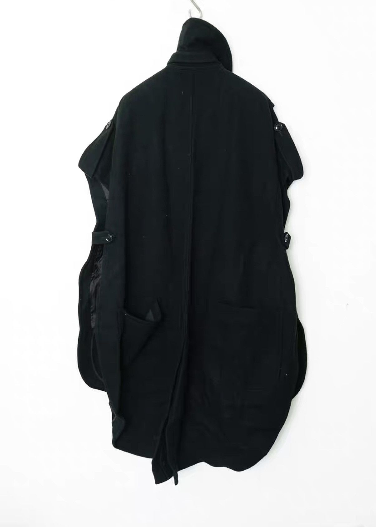 Yohji Yamamoto Yohji Yamamoto Y's Wool Cape Coat Size US S / EU 44-46 / 1 - 7 Thumbnail