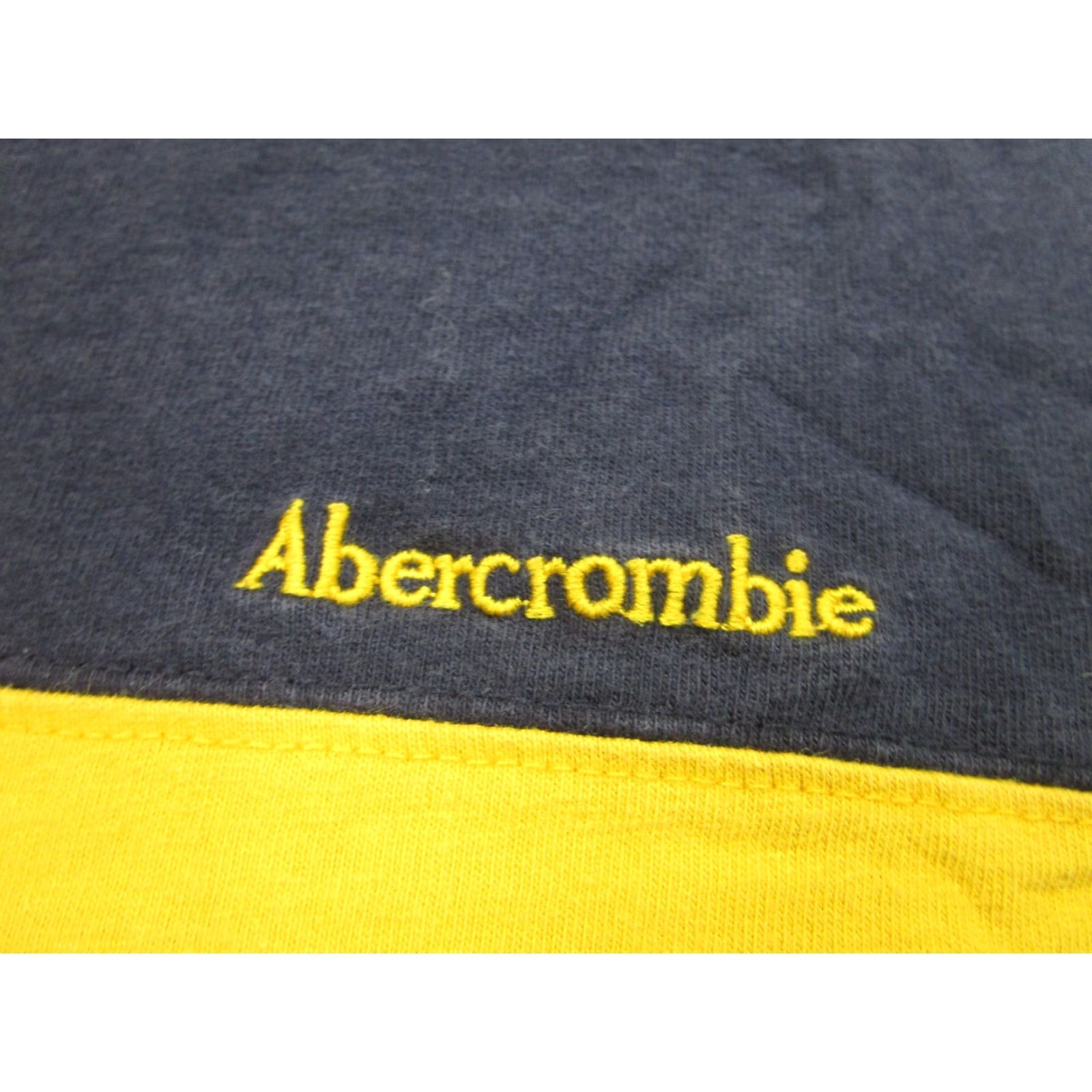 Abercrombie & Fitch Abercrombie & Fitch Shirt Mens XL Blue Yellow Stripe T-Shirt Crew Neck Short Sleeve Vintage No Size US XL / EU 56 / 4 - 3 Thumbnail