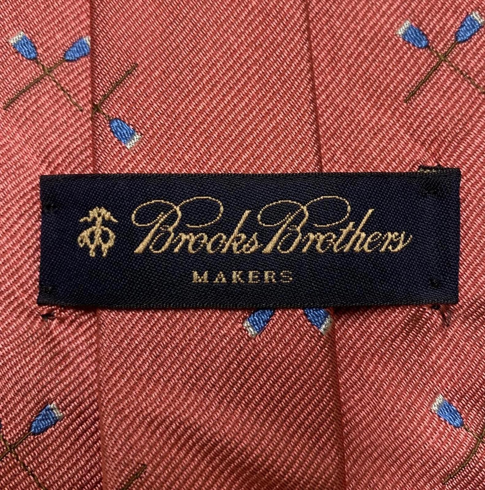 Brooks Brothers Brooks Brothers Men's OSFA Dusty Rose Silk Tie Size ONE SIZE - 8 Thumbnail