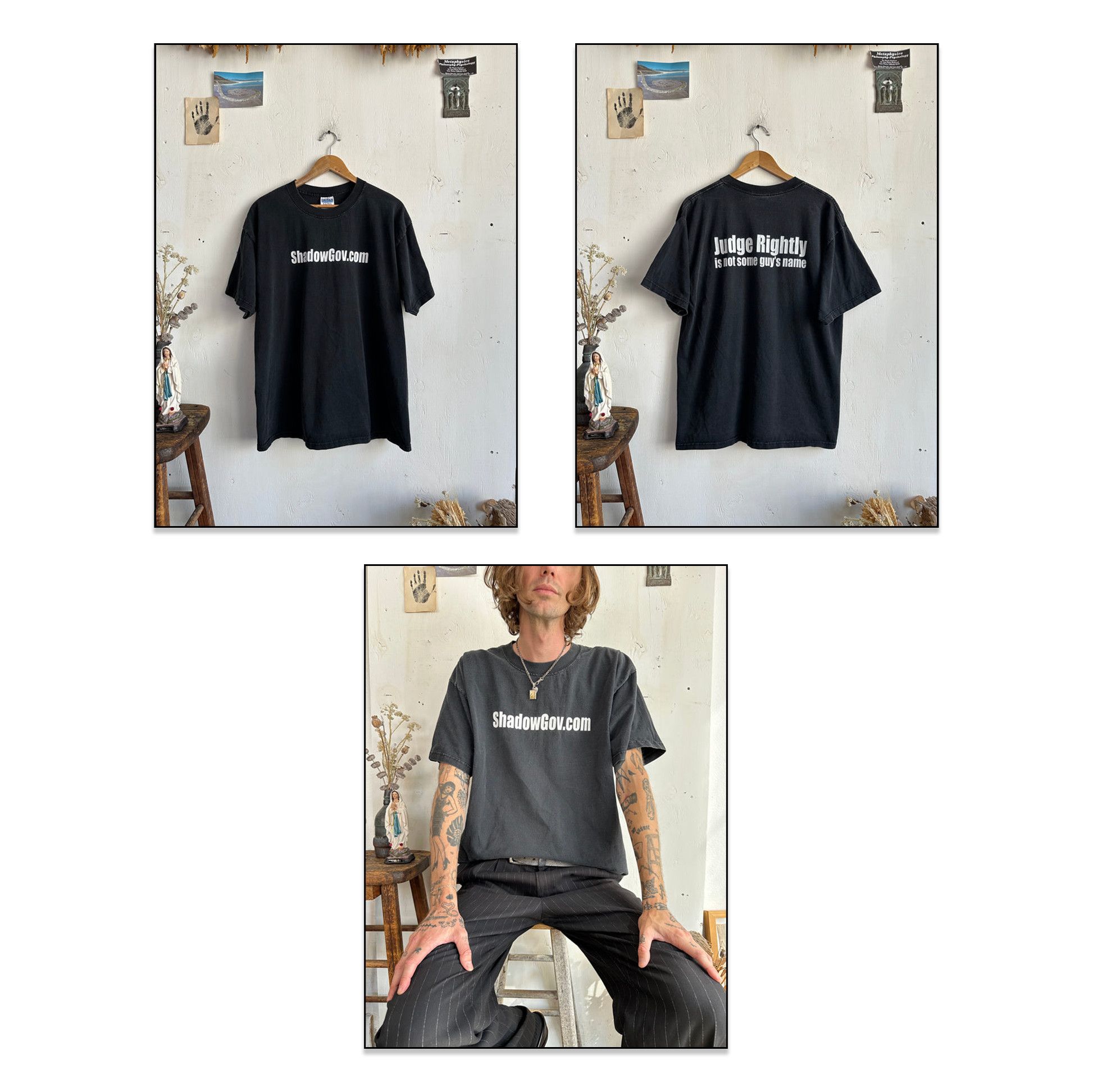 Vintage 1999 Shadow Government OJ Simpson Trial Tee Size US XL / EU 56 / 4 - 5 Thumbnail