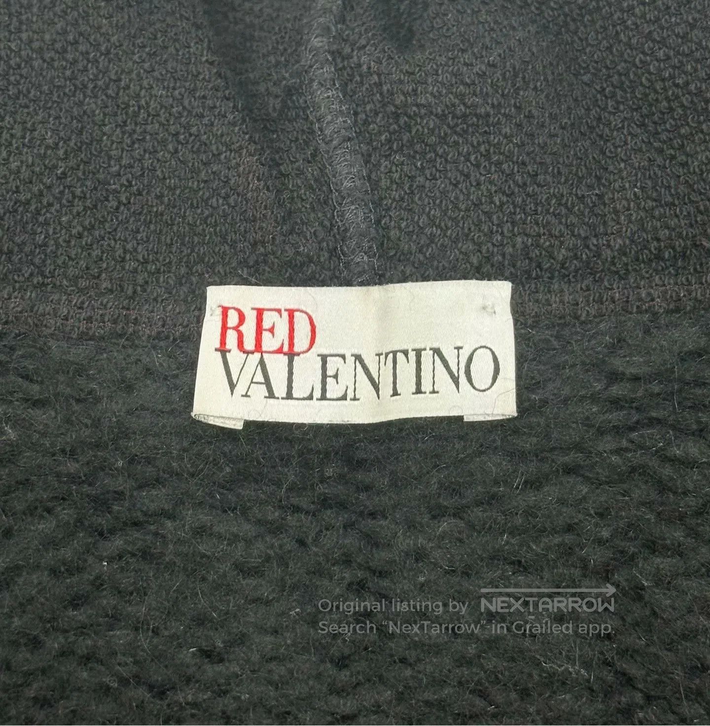 Valentino Valentino Black Heart Knit Hooded Cardigan Jacket| Size US S / EU 44-46 / 1 - 3 Thumbnail