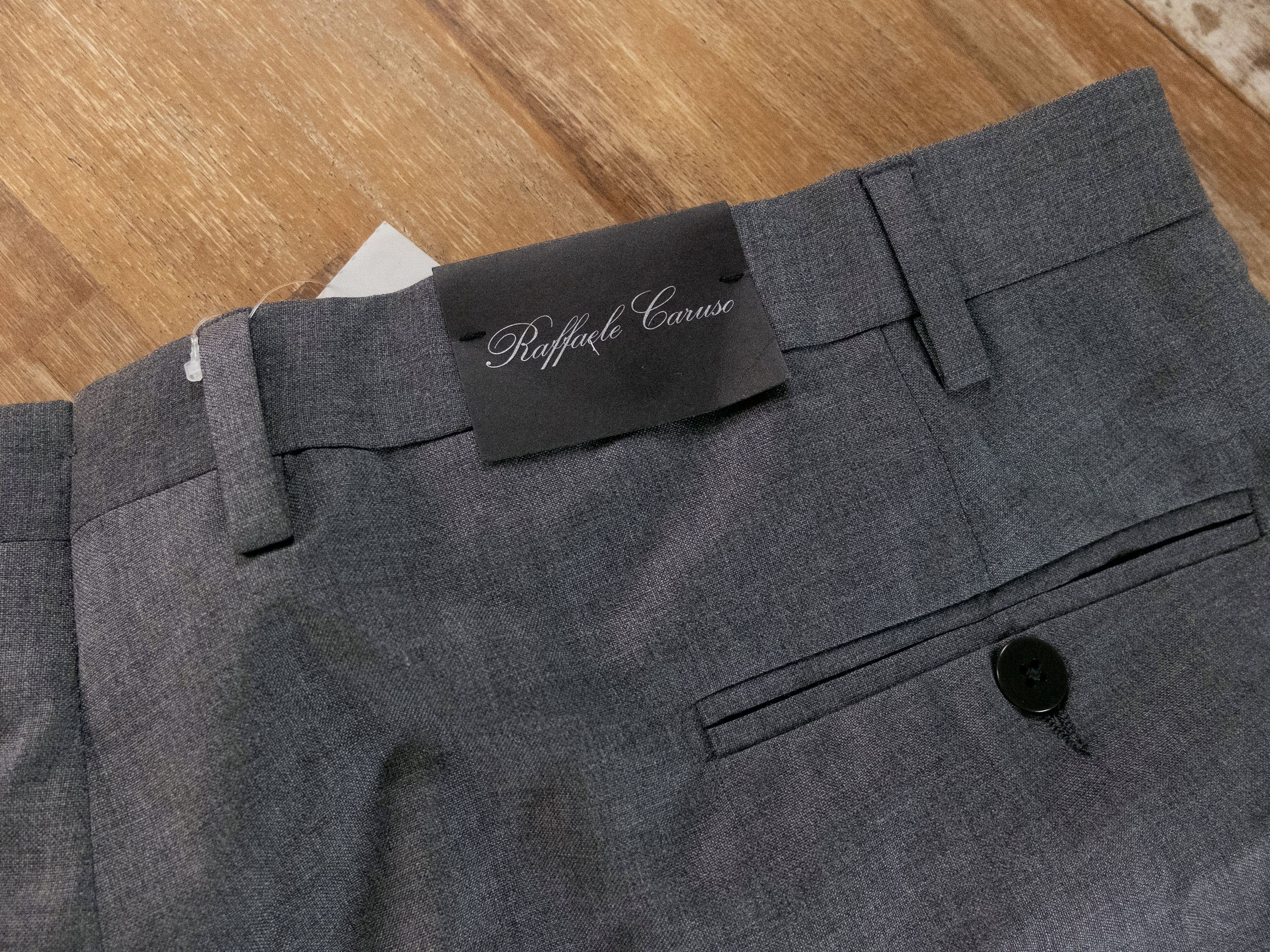 Caruso CARUSO gray wool dress pants trousers with defect 42 / 58 Size US 42 / EU 58 - 10 Thumbnail