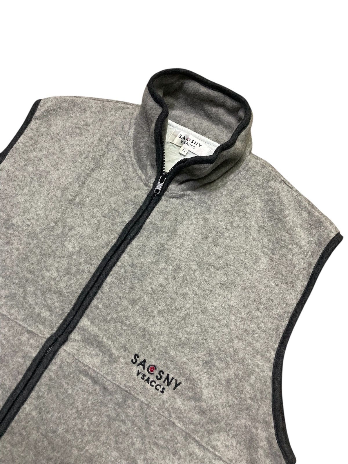 Yohji Yamamoto Yohji Yamamoto Sacsny Y’saccs Fleece Quilted Lining Vest Size US L / EU 52-54 / 3 - 3 Thumbnail