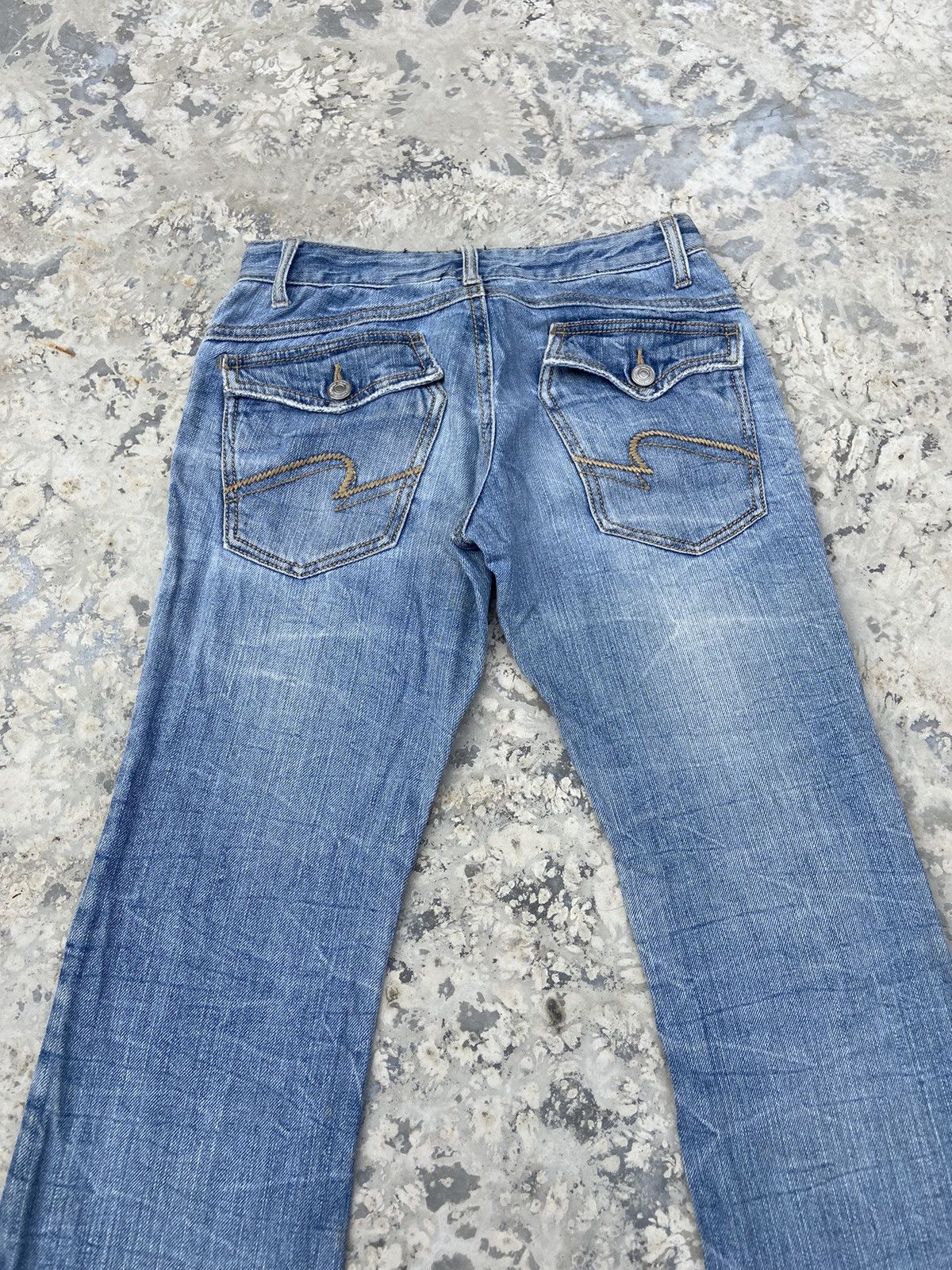Beauty Beast × Hysteric Glamour × Vintage Vintage Y2K denim flare japanese double pocket Size 27" / US 4 / IT 40 - 3 Thumbnail