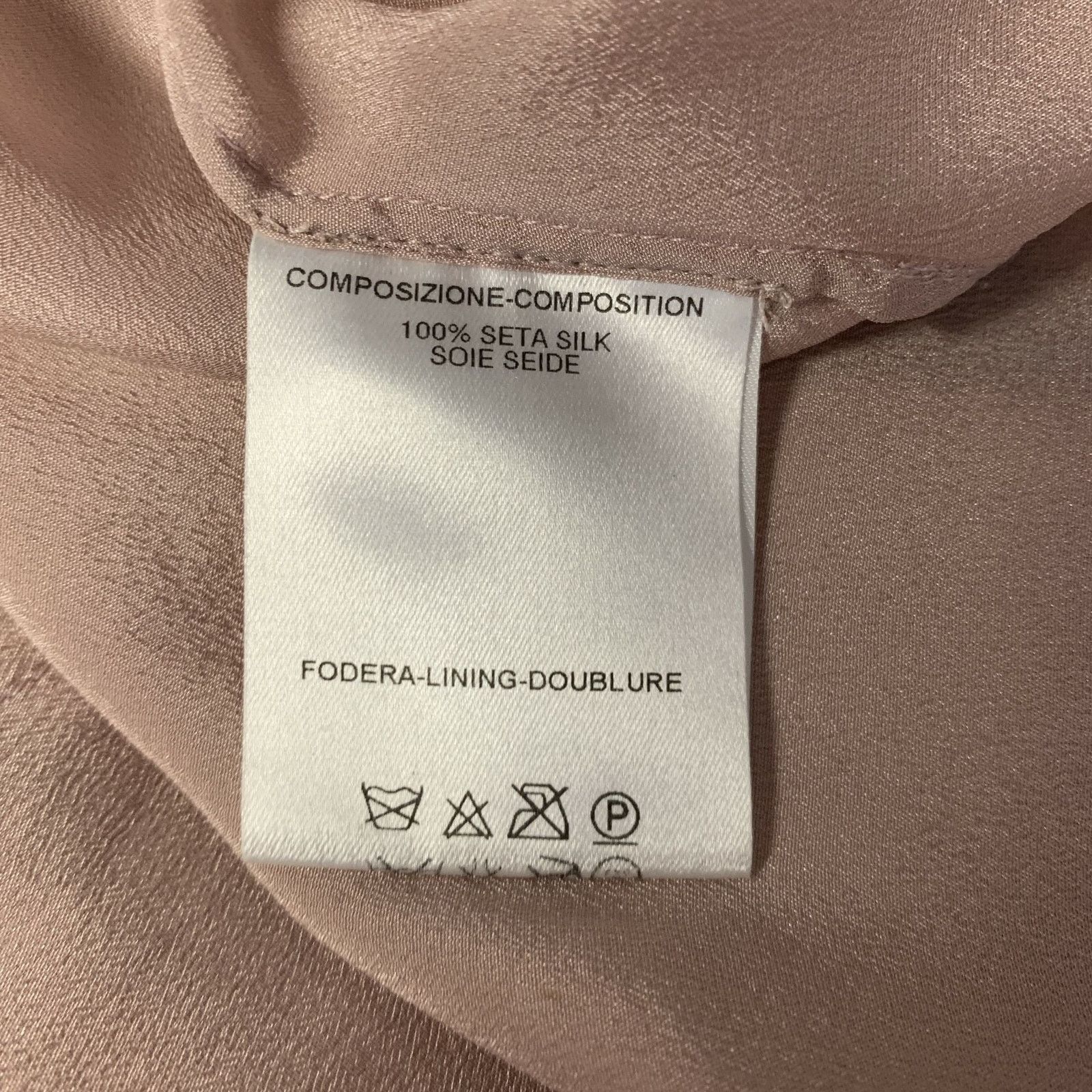 Gucci GUCCI Size M Taupe Silk Blouse Size M / US 6-8 / IT 42-44 - 6 Thumbnail
