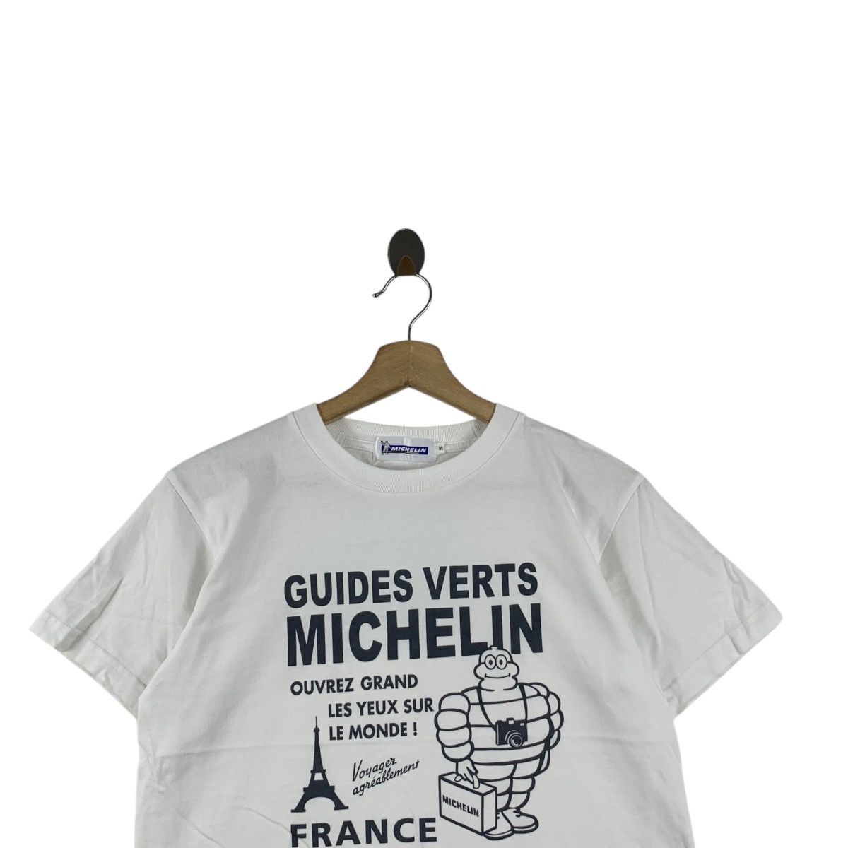 Vintage MICHELIN GUIDES VERTS Les Cartes France Travel Tee Shirt Size S / US 4 / IT 40 - 2 Thumbnail