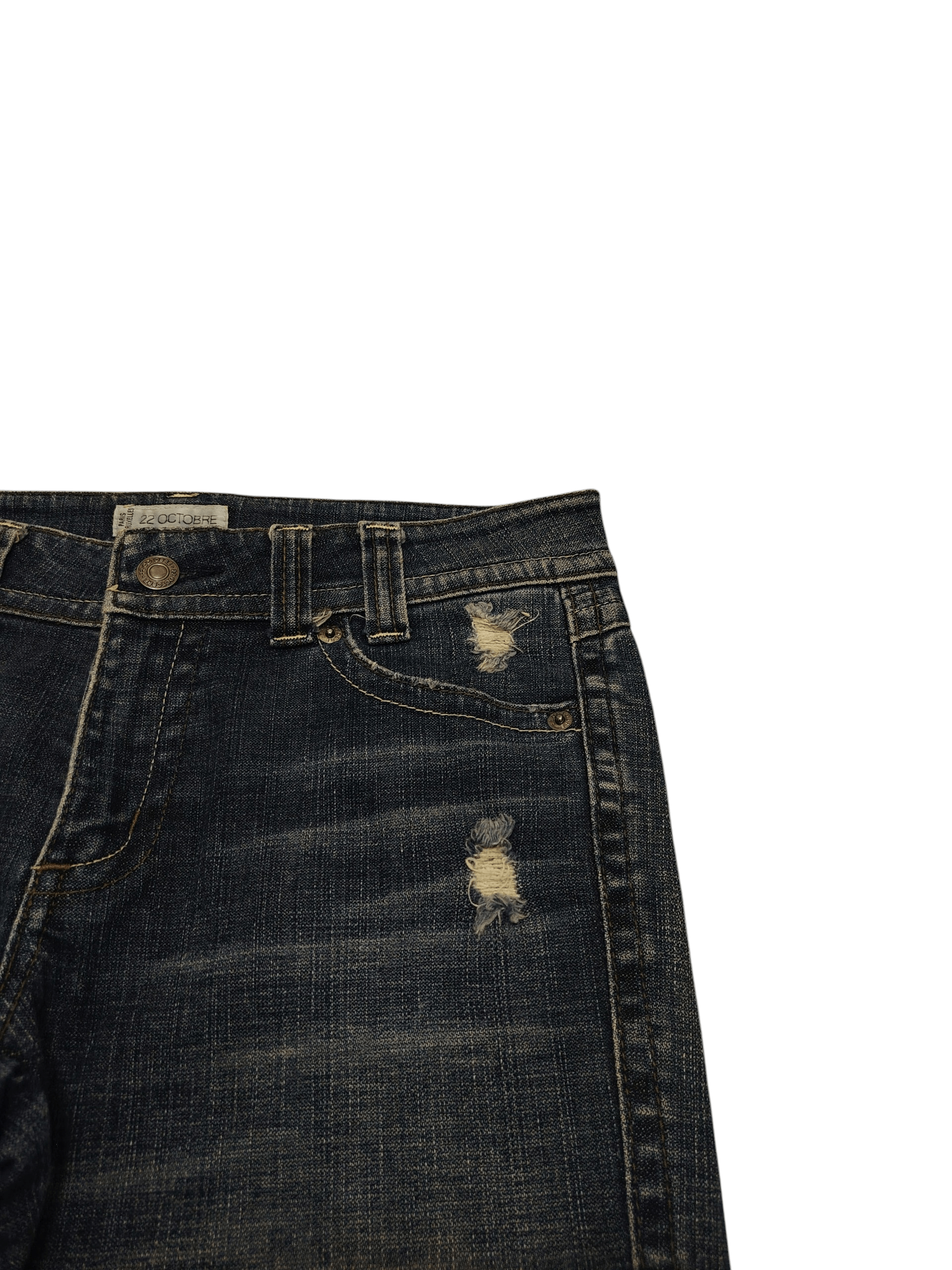 Le Grande Bleu (L.G.B.) Japanese 22 octobre Flared Jeans Bootcut Size 30" / US 8 / IT 44 - 7 Thumbnail
