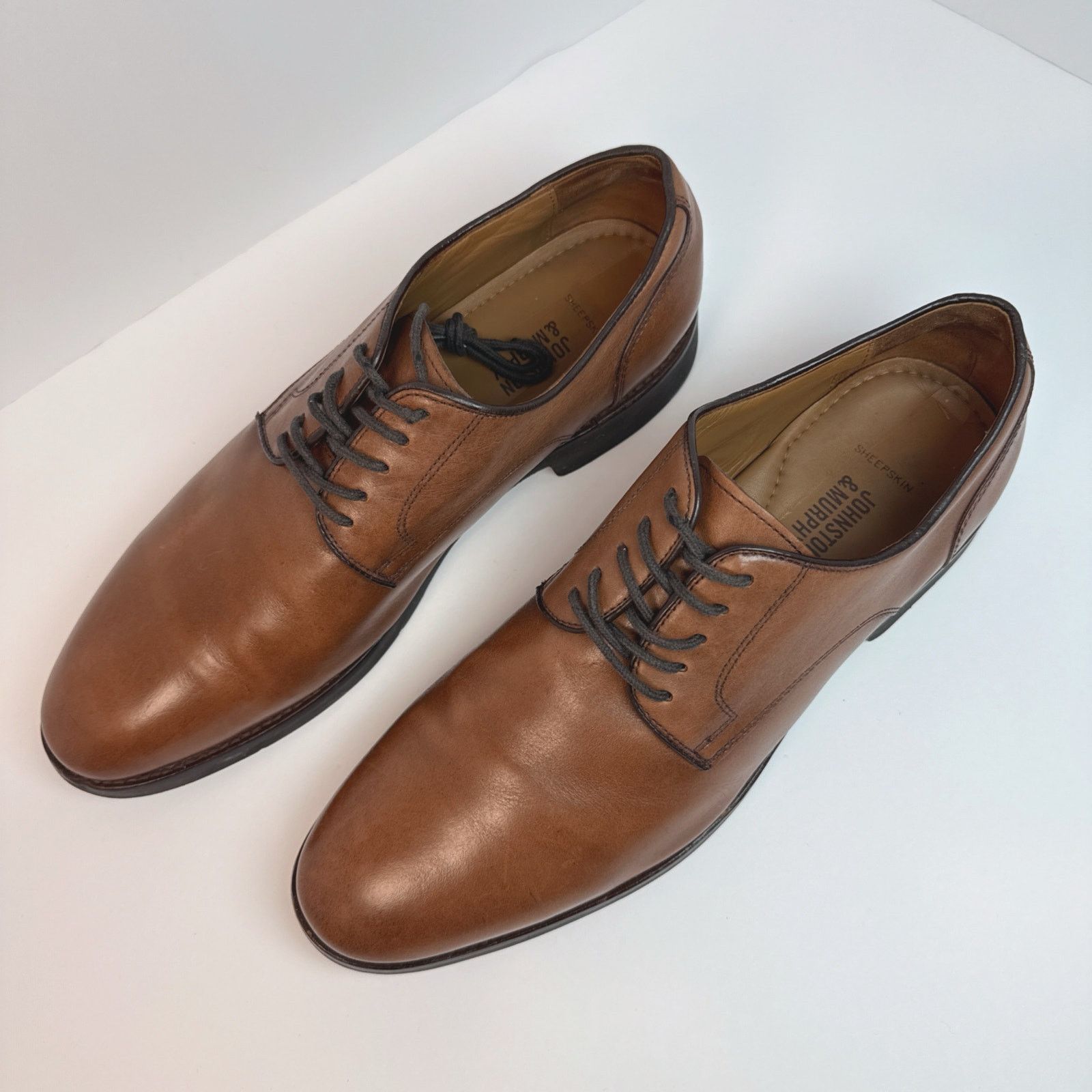 Johnston & Murphy Johnston & Murphy Reeve Plain Toe | Brown | 10.5 Size US 10.5 / EU 43-44 - 2 Thumbnail