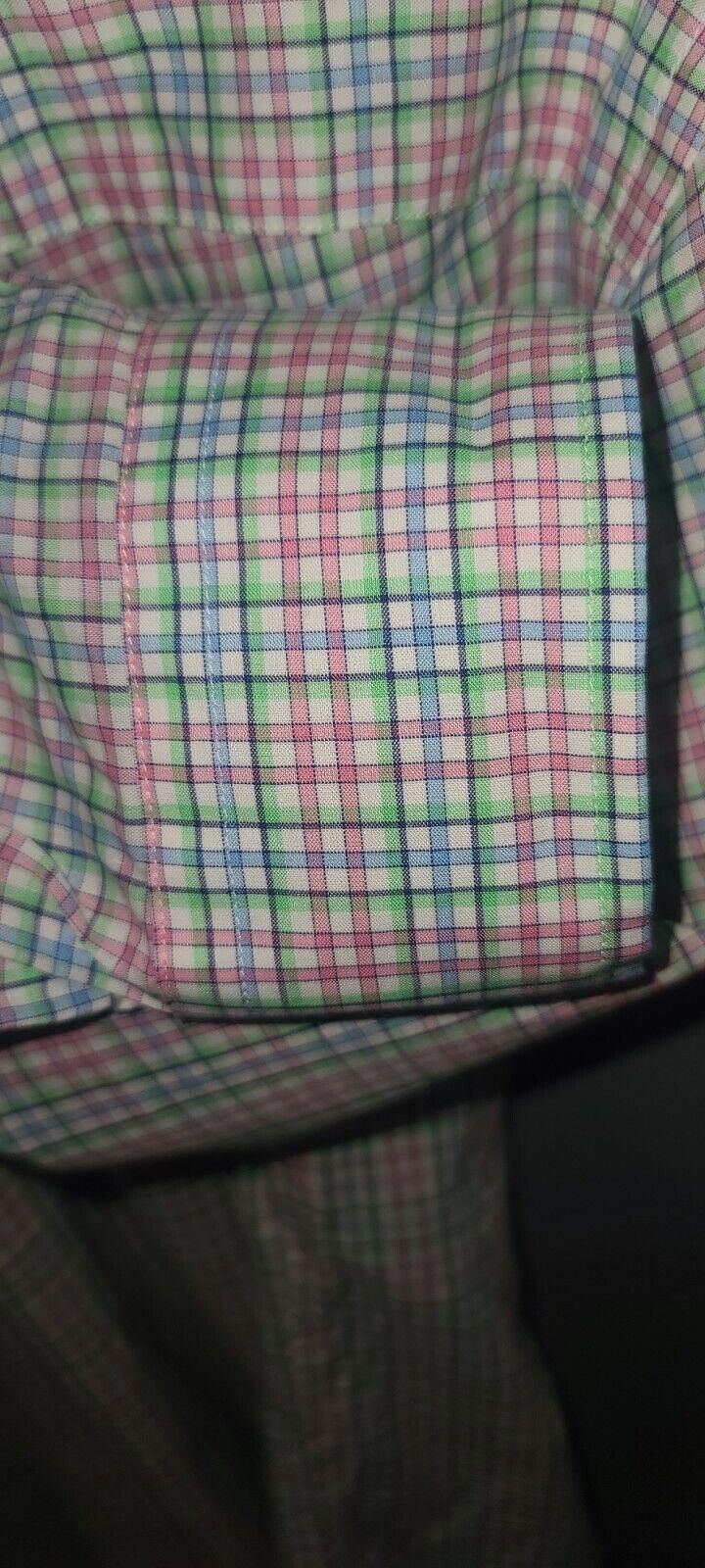 Vineyard Vines Vineyard Vines Murray Shirt Men's Small Green Pink Gingham Size US S / EU 44-46 / 1 - 7 Thumbnail