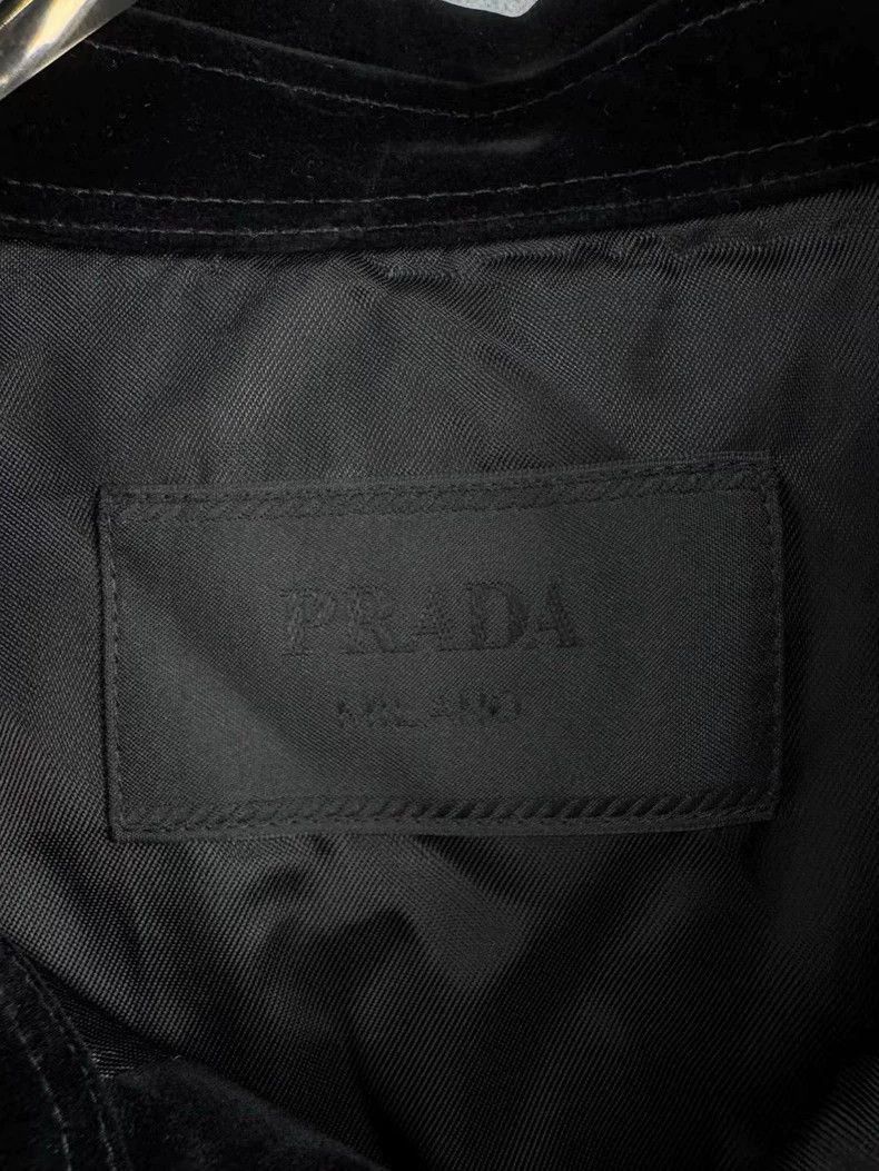 Prada Prada Velvet Jacket with Triangle Logo-2506 Size US S / EU 44-46 / 1 - 4 Thumbnail