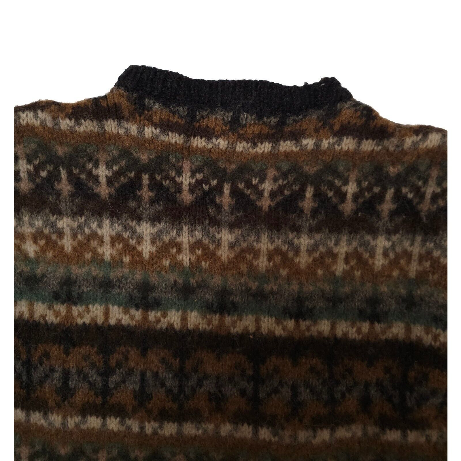 J.Crew J Crew 100% Wool Nordic Crewneck Heavy Chunky Size L / US 10 / IT 46 - 6 Thumbnail