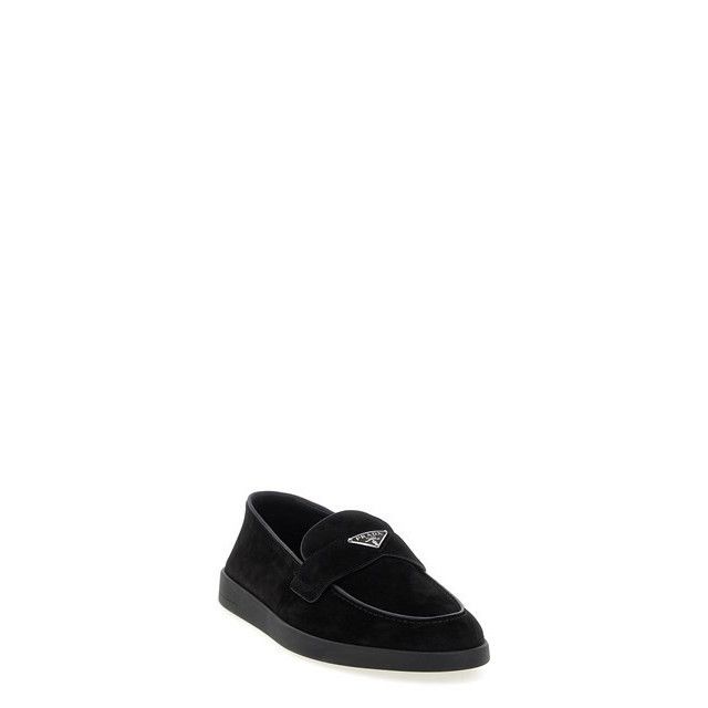 Prada PRADA Black Suede Loafers New & Authentic (Men's size:7;) Size US 7 / EU 40 - 2 Thumbnail