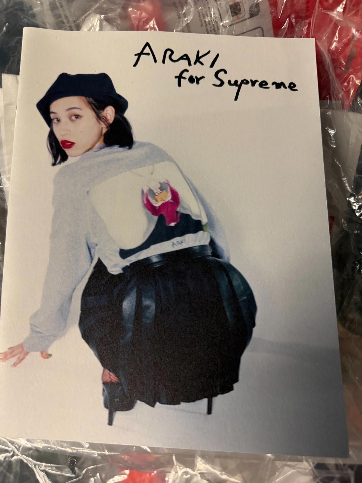 Supreme Araki Zine Magazine FW17 Nobuyoshi Nozomi