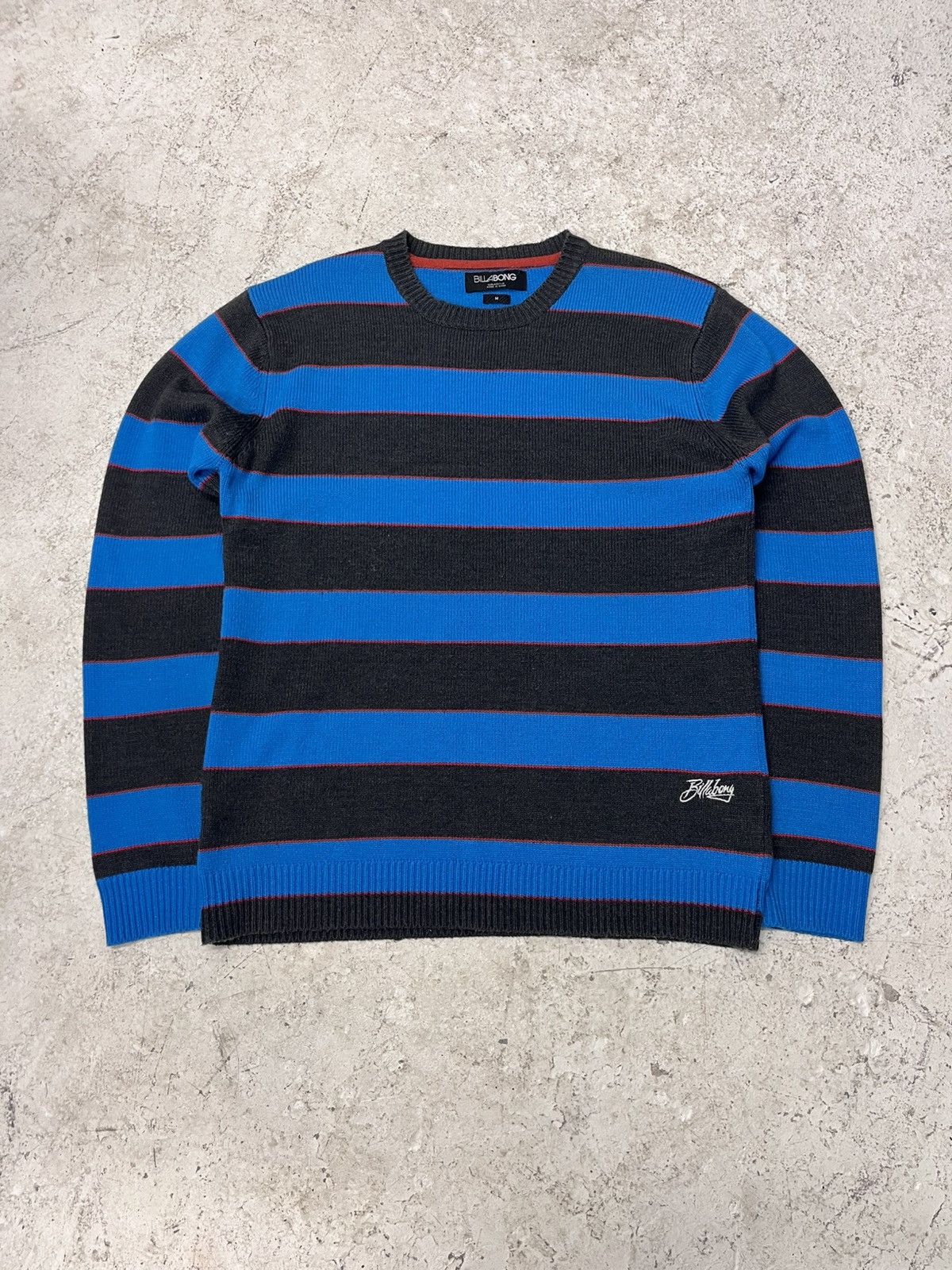 Billabong Vintage y2k striped billabong sweater Size US M / EU 48-50 / 2 - 2 Thumbnail