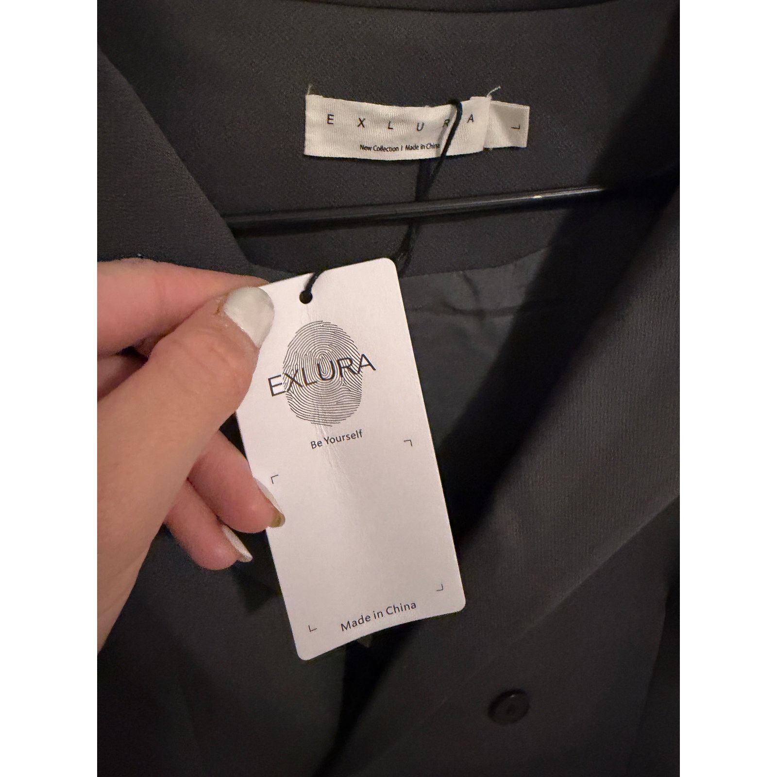 Other Exlura Dark Gray Lightweight Long Sleeve Loose Fit Jacket Size L / US 10 / IT 46 - 5 Thumbnail