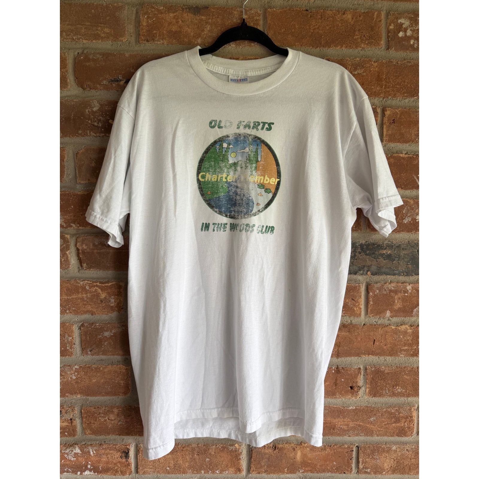 Jerzees Vintage Old Farts Woods Club Tee Jerzees Large White Size US L / EU 52-54 / 3 - 1 Thumbnail