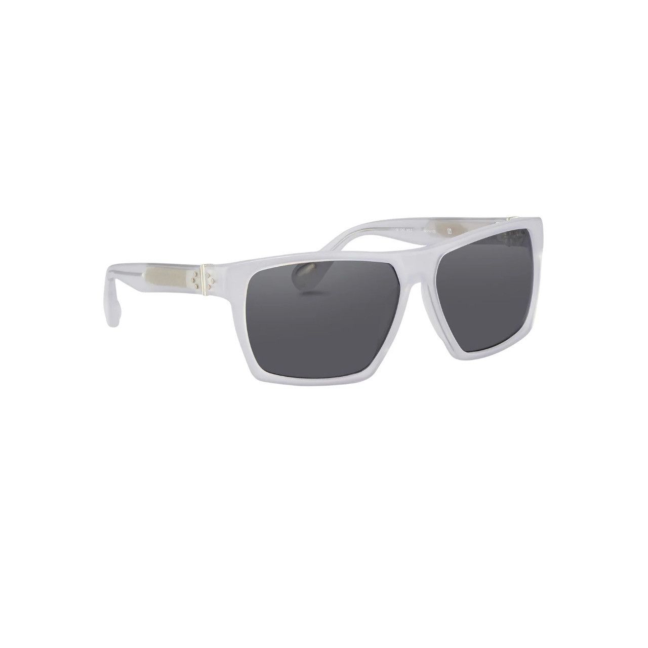 Ann Demeulemeester Ann Demeulemeester Transparent Sunglasses White and Grey Size ONE SIZE - 1 Thumbnail