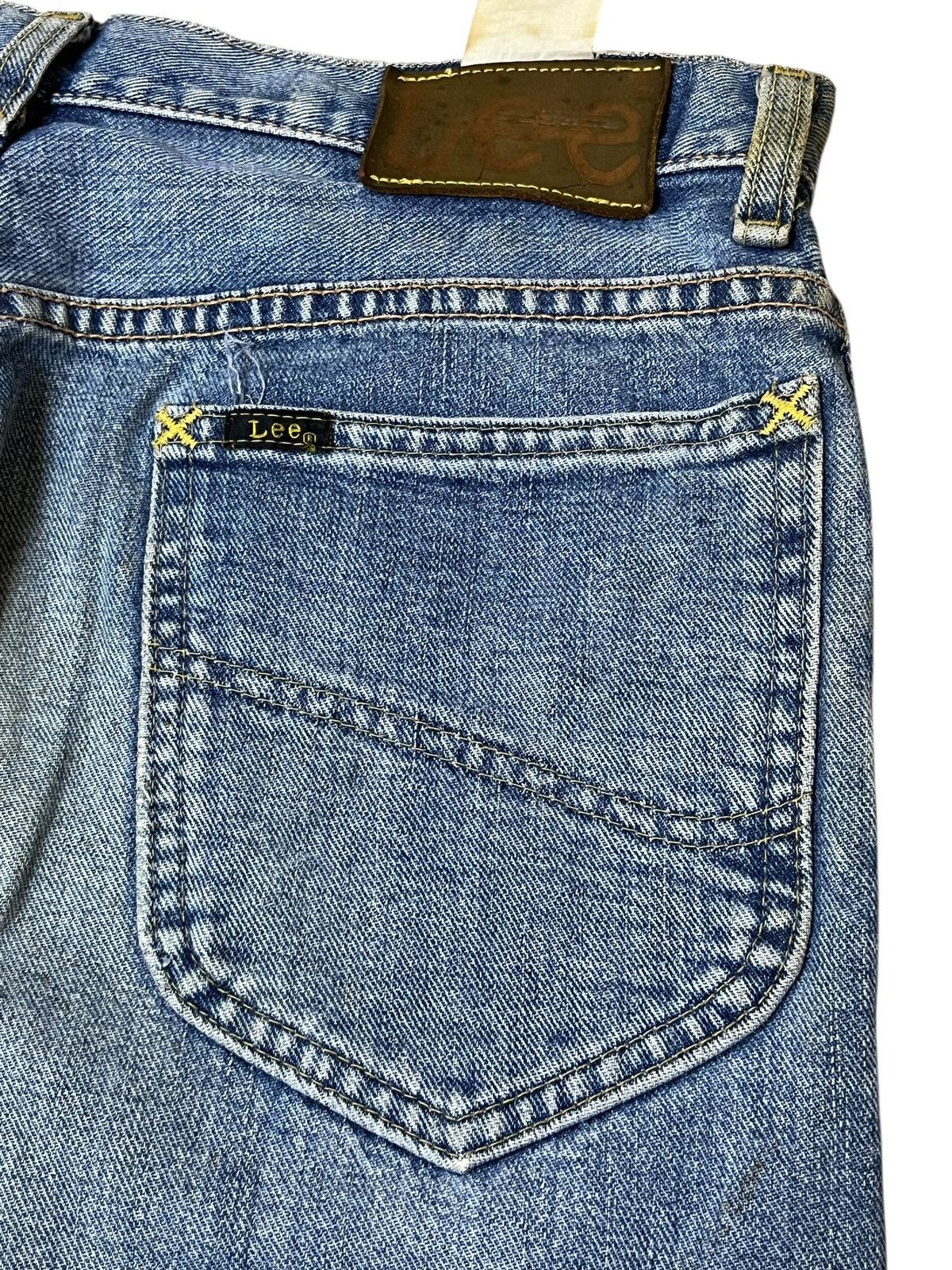 Japanese Brand Vintage LEE RIDERS repro 50s dirty half selvedge jeans Size US 29 - 8 Thumbnail