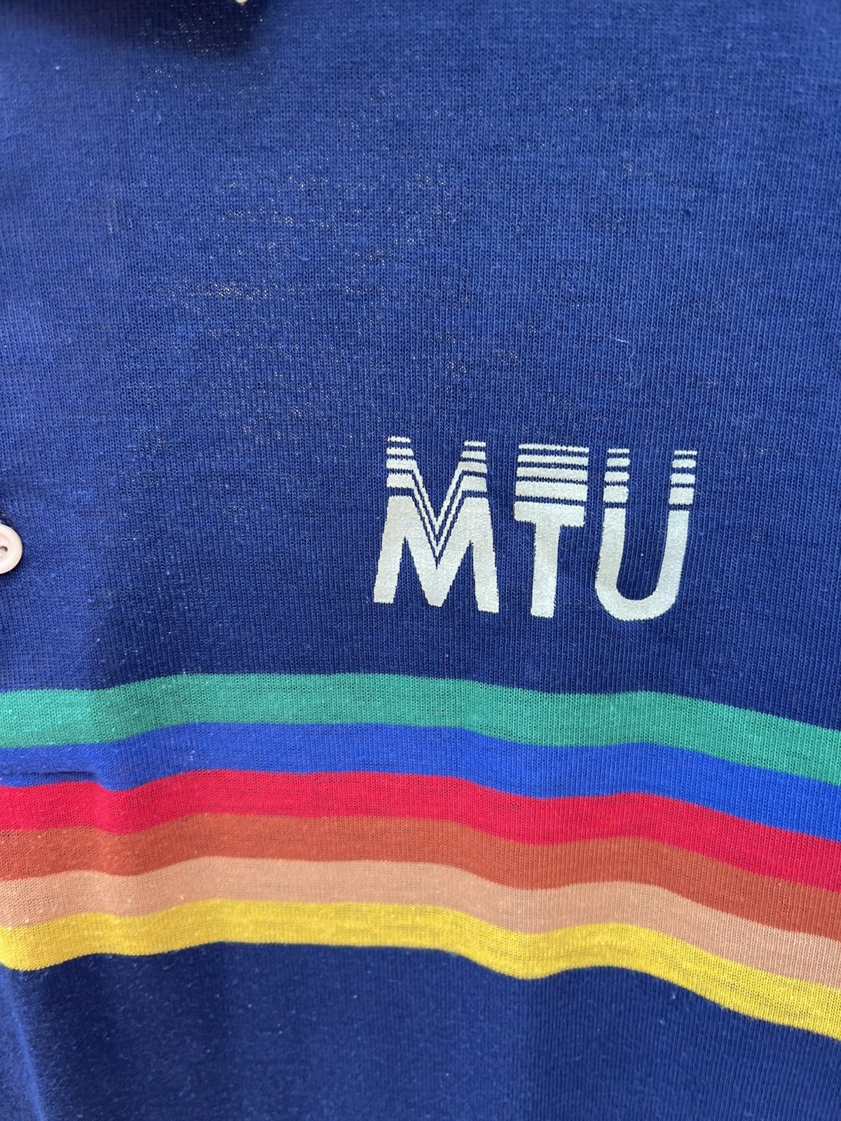 Rainbow × Vintage Rainbow Stripe Polo 2 pcs Size US XL / EU 56 / 4 - 3 Thumbnail