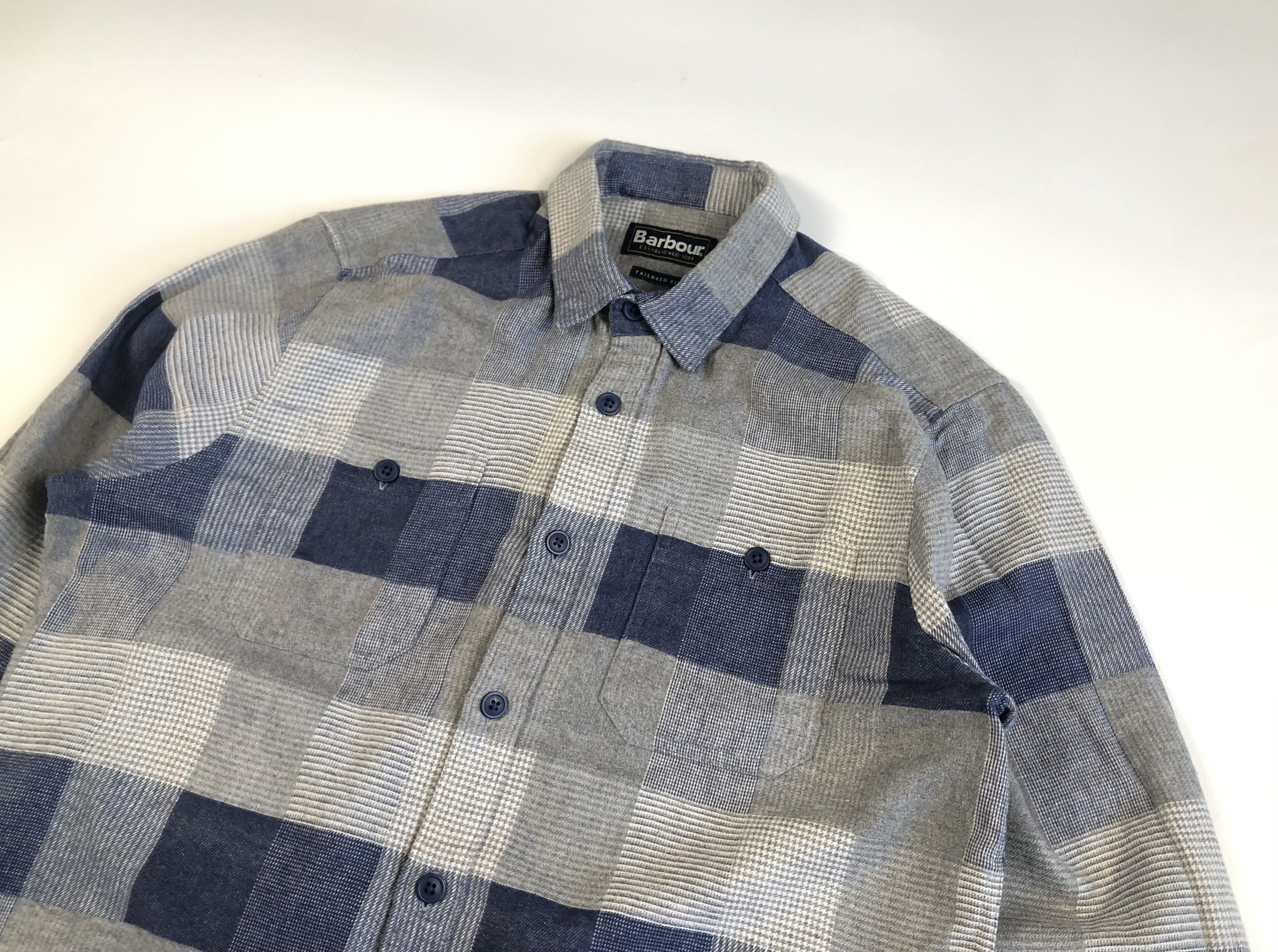 Barbour Barbour Cotton Flannel Shirt Size US M / EU 48-50 / 2 - 2 Thumbnail