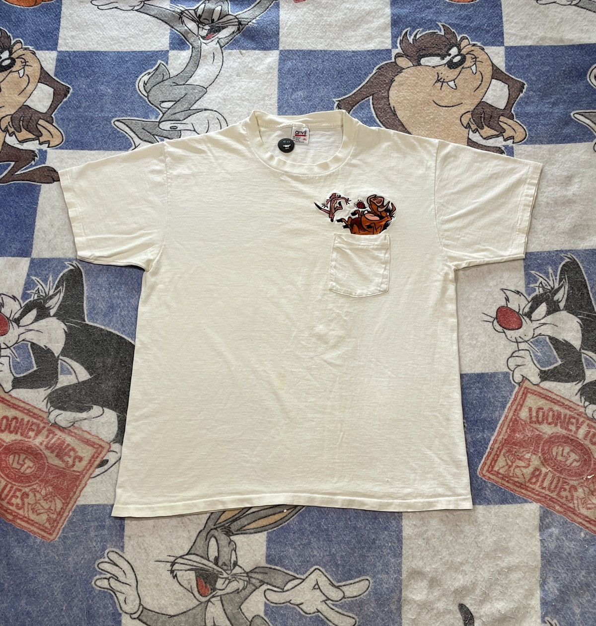 Disney Vintage lion king pumbaa and Timon tee Size US XL / EU 56 / 4 - 1 Thumbnail