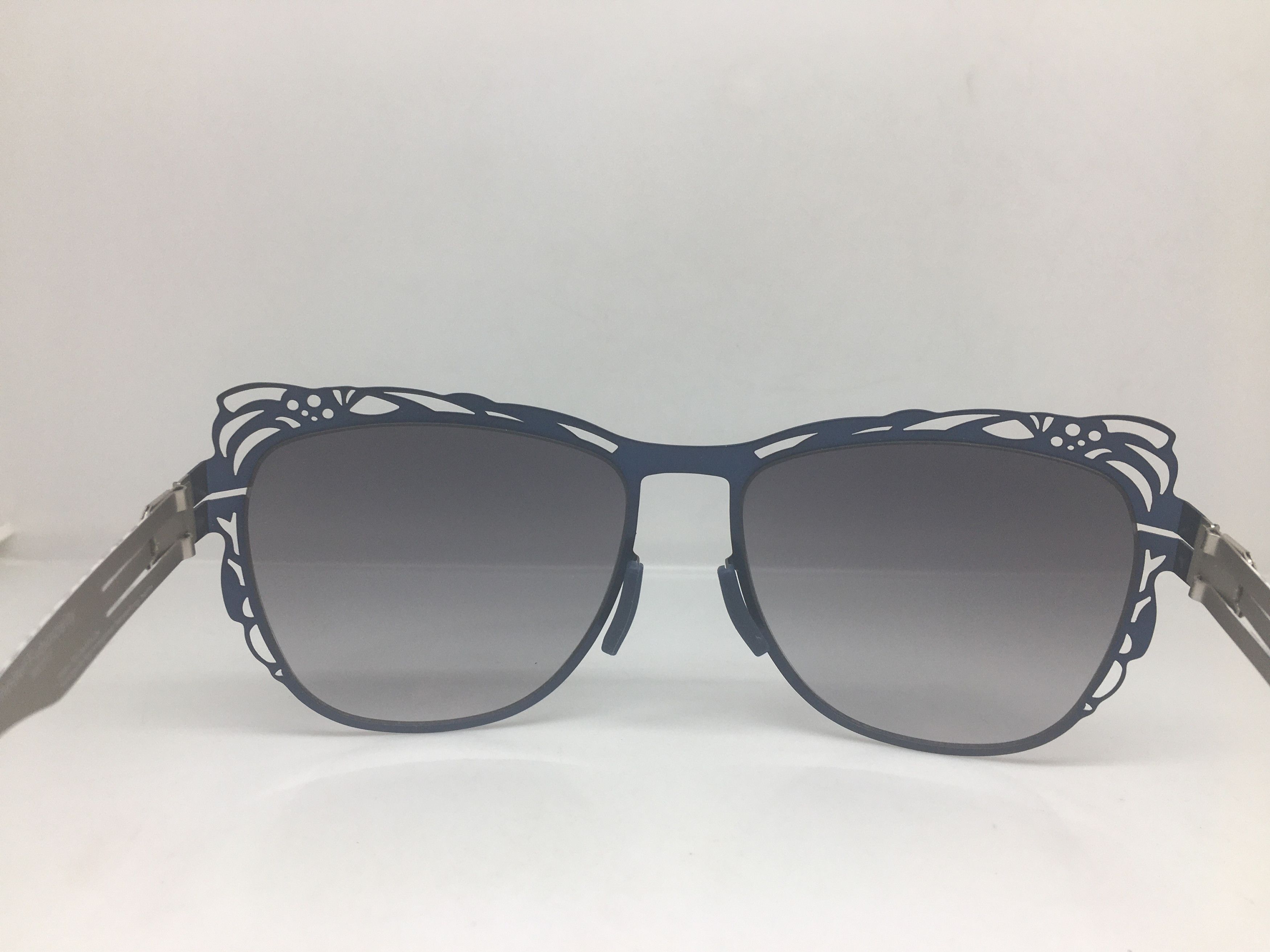 Other AC Berlin Navy Blue Alloy Oversize Sunglasses Frame Size ONE SIZE - 5 Thumbnail