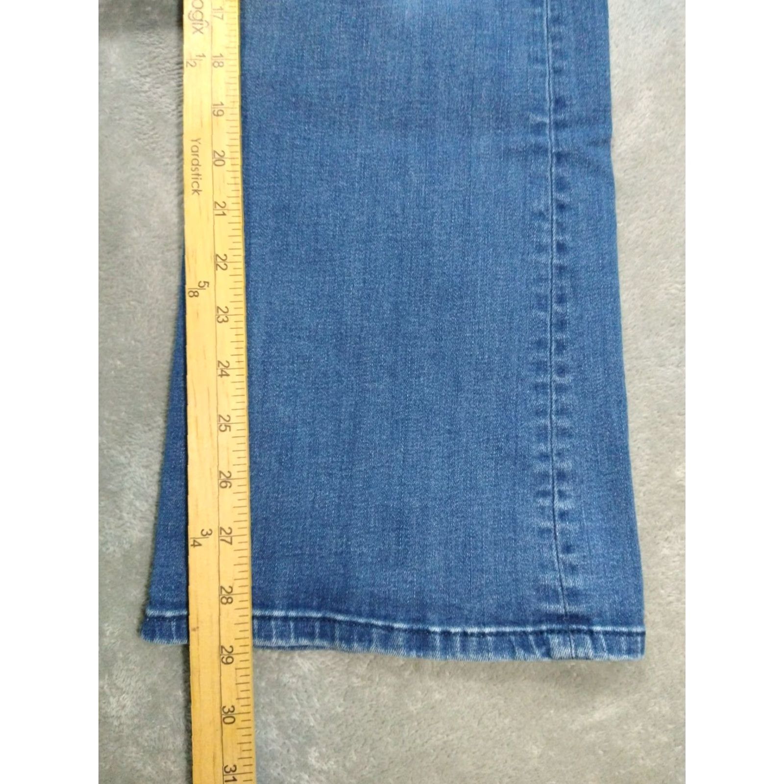 Soft Surroundings Soft Surroundings Jeans Womens 10 Blue Denim Ultimate High Rise Bootcut Stretch Size 32" / US 10 / IT 46 - 5 Thumbnail