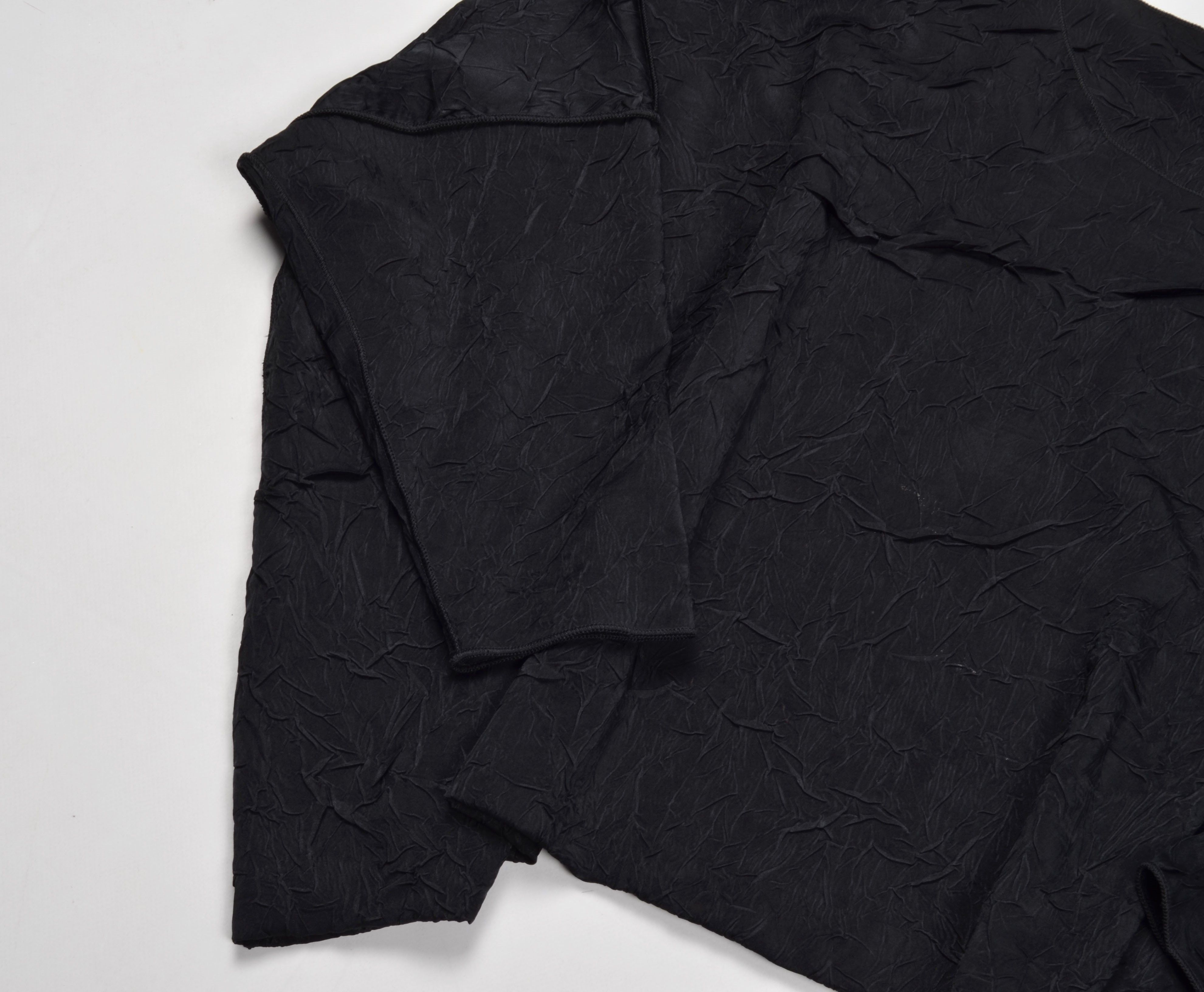 Designer × Japanese Brand Christa De Carouge Avant Garde Oversized Crinkled Blouse Top Size ONE SIZE - 6 Thumbnail