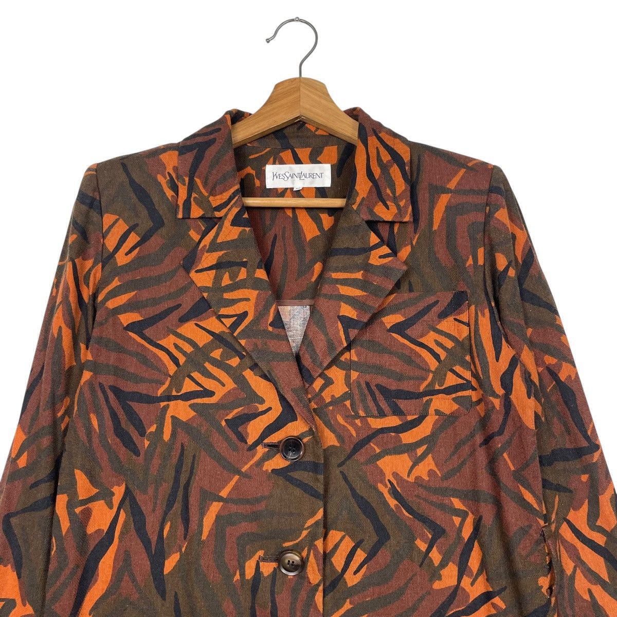 Yves Saint Laurent Yves Saint Laurent Abstract Design Jacket Size XS / US 0-2 / IT 36-38 - 2 Thumbnail