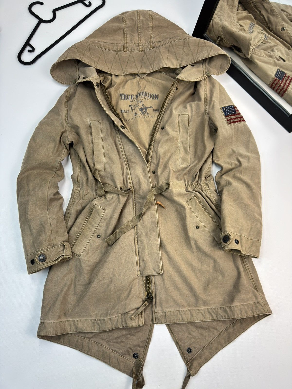 True Religion True Religion Parka Jacket United States Swag Y2K Size US L / EU 52-54 / 3 - 1 Thumbnail