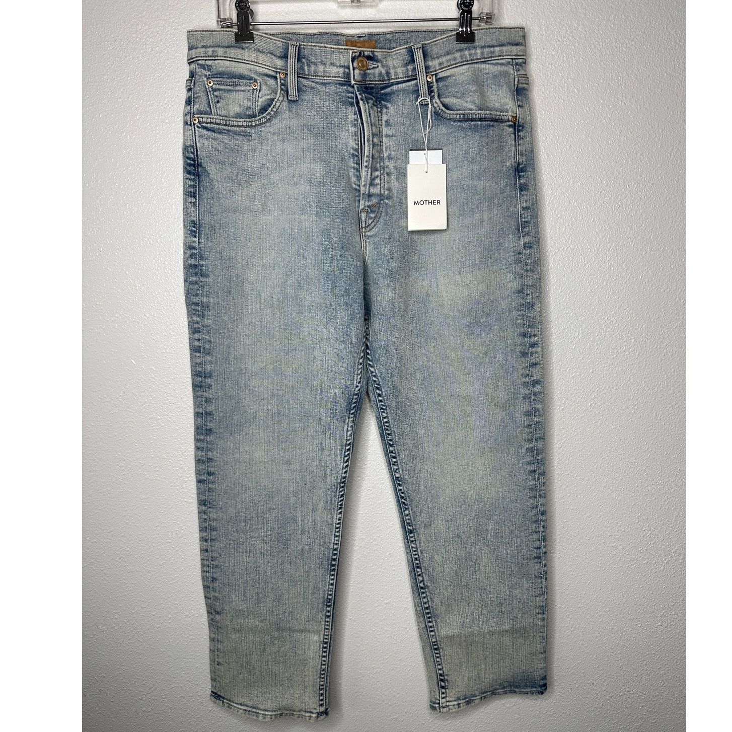 AG Adriano Goldschmied NWT Mother Acid Wash Button Fly tomcat Marrakesh Jeans 32 Size 32" / US 10 / IT 46 - 4 Thumbnail