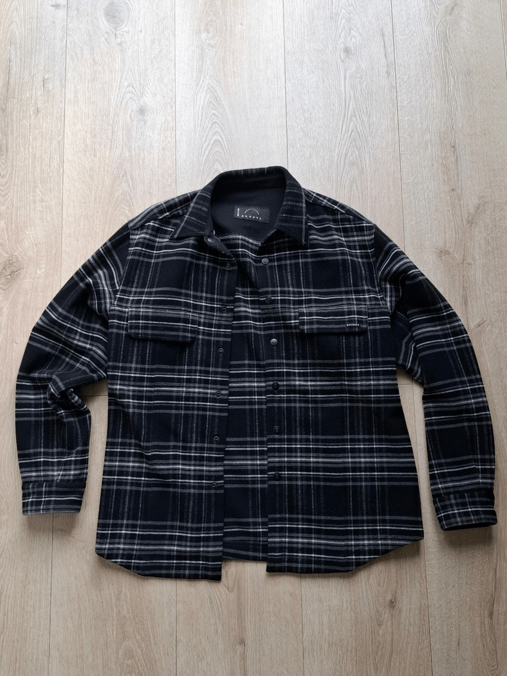 Bogner Vintage Bogner Sport Plaid Shacket (Made in USA) Size US L / EU 52-54 / 3 - 2 Thumbnail