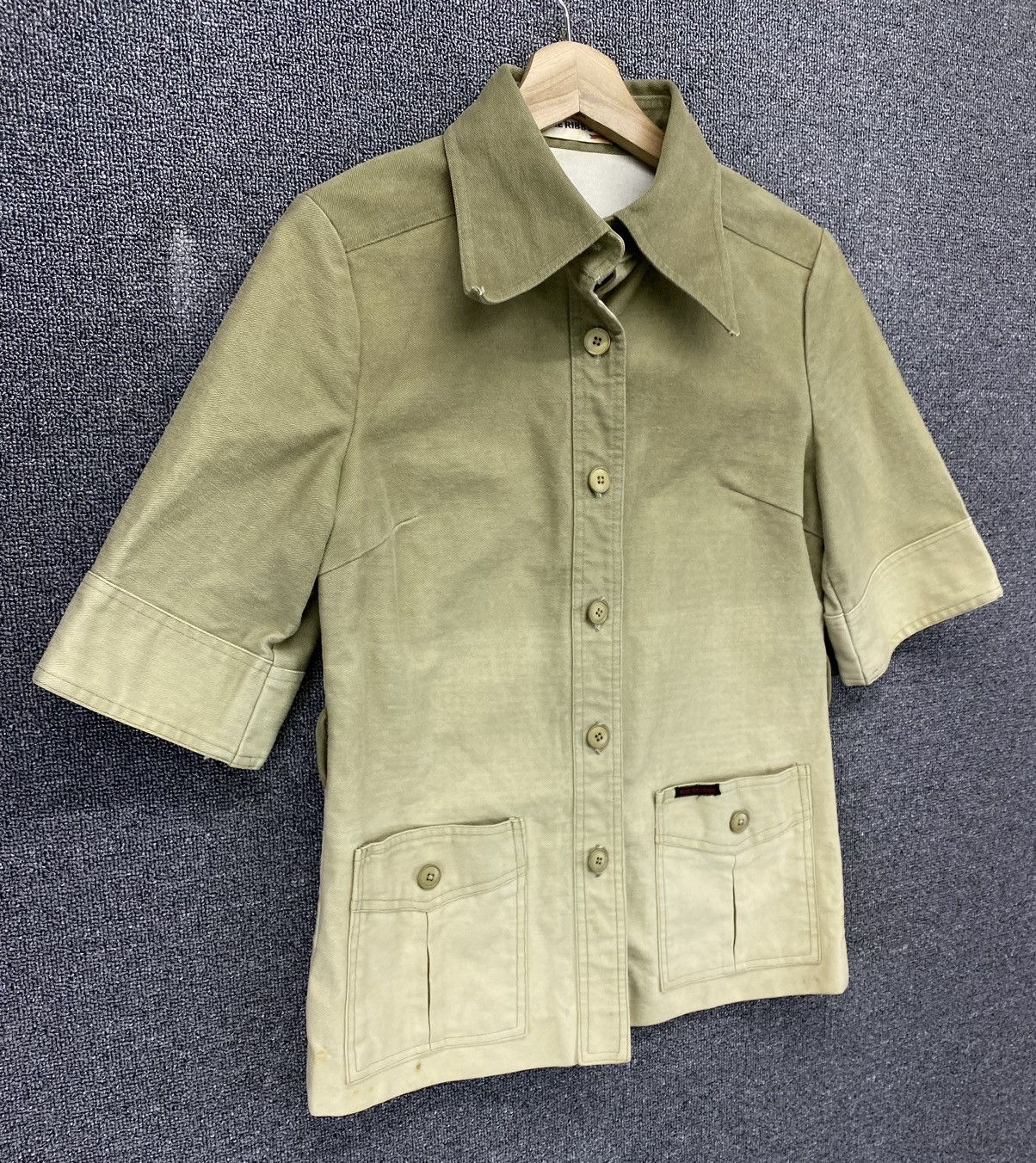 Japanese Brand Vintage 90s Blue Ribbon Button Up Chore Jacket Size S / US 4 / IT 40 - 2 Thumbnail