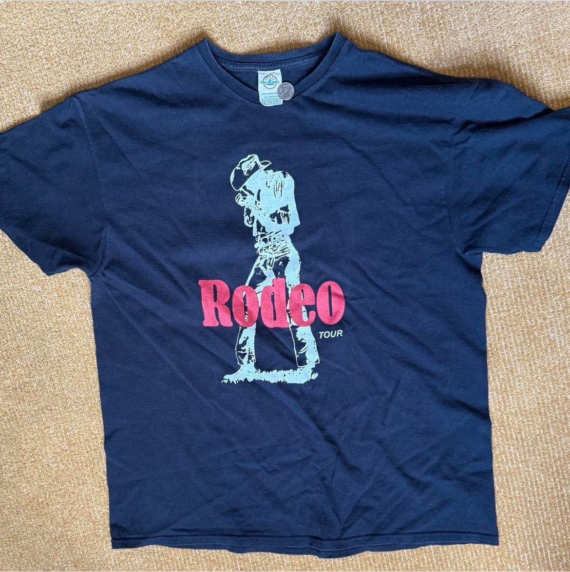 Travis Scott Vintage Travis Scott Rodeo Tour T Shirt Tee Black XL Size US XL / EU 56 / 4 - 1 Thumbnail