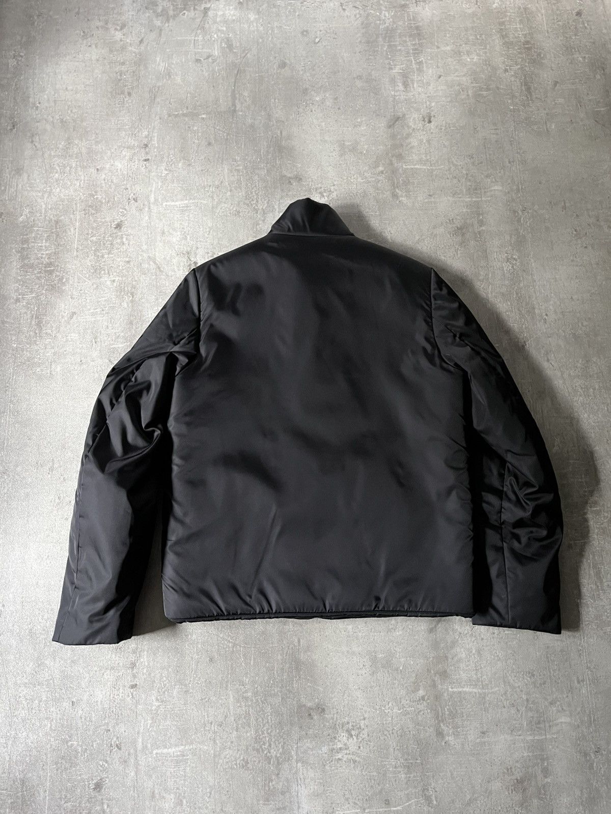 Prada Prada Re-Nylon padded bomber jacket black yellow Size US M / EU 48-50 / 2 - 6 Thumbnail