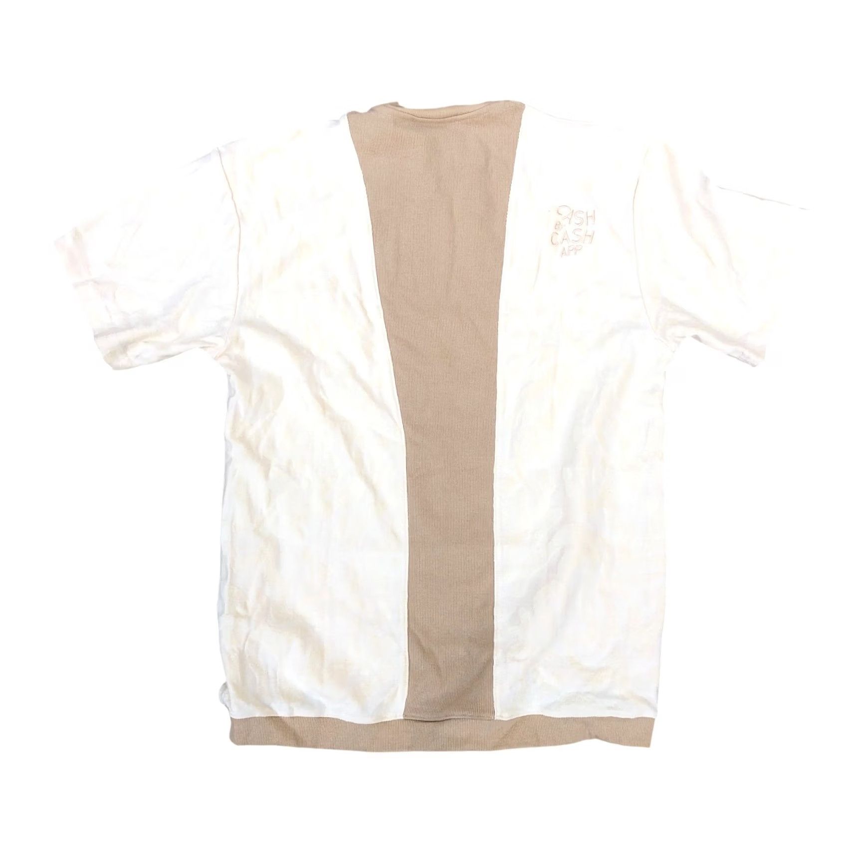 CLOT CASH BY CASH APP Fuzzy Terry Cloth Shirt MED Men's Short Sleeve Beige NWT Top Shirt Size US M / EU 48-50 / 2 - 2 Thumbnail