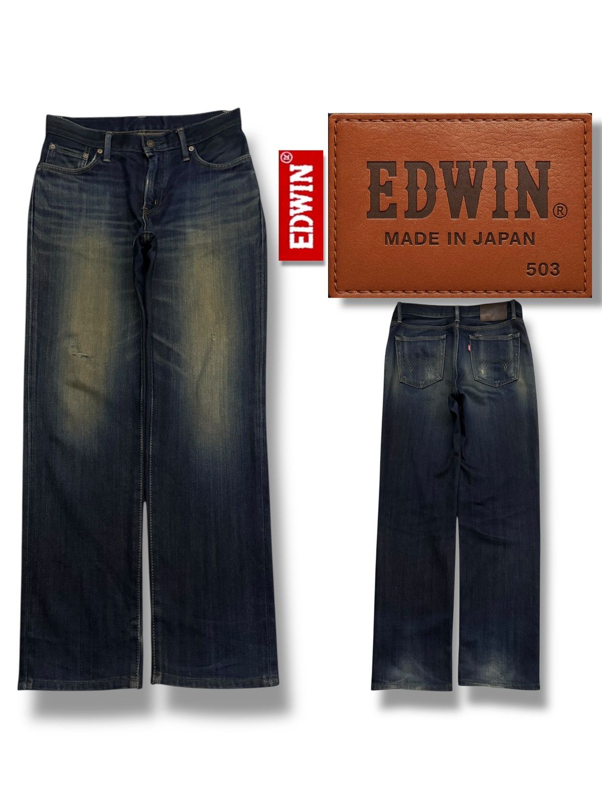 Edwin Vintage Edwin 503 Japan Denim Jeans | Vintage Faded | W30 Size US 30 / EU 46 - 1 Thumbnail