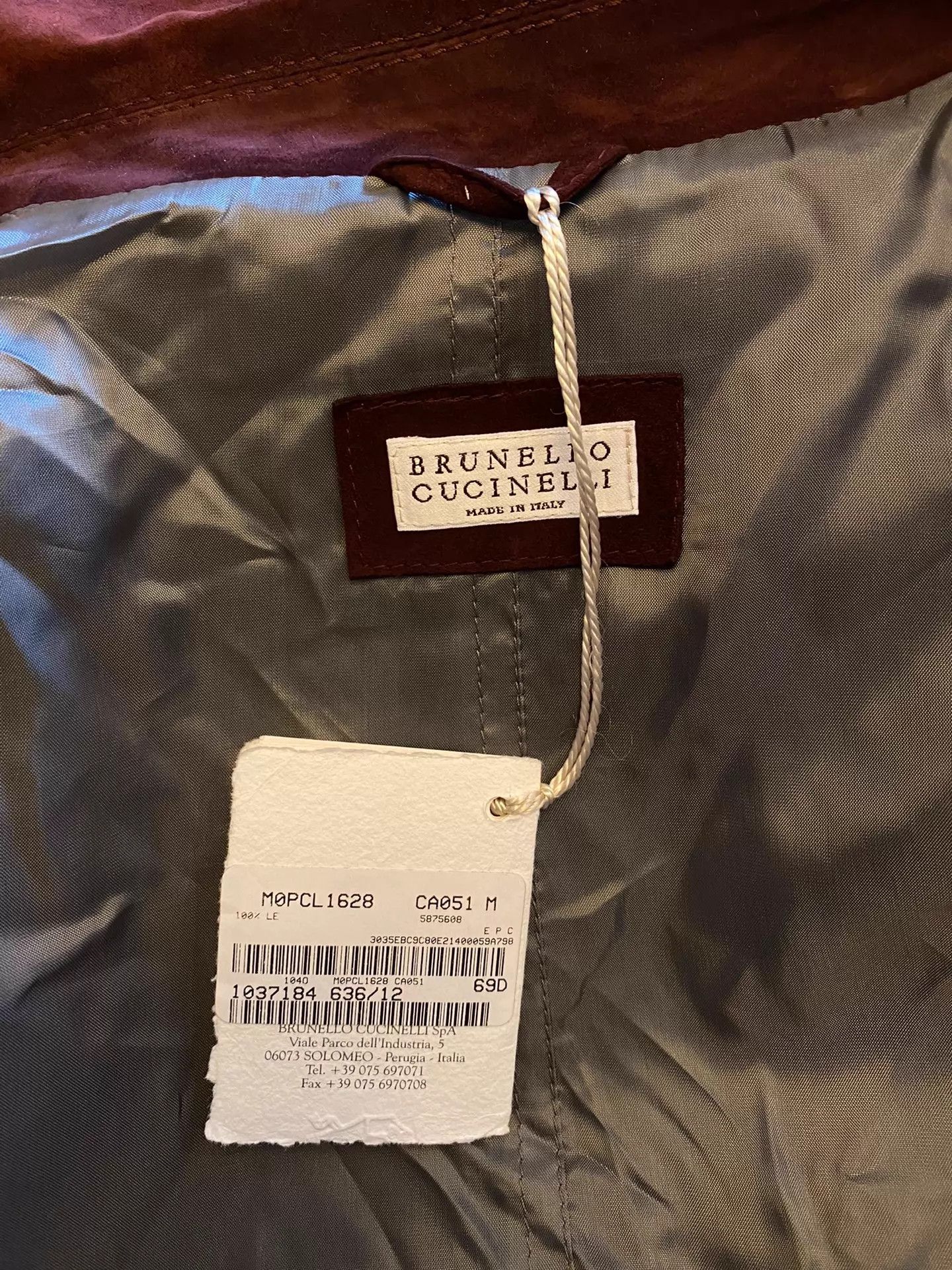 Brunello Cucinelli BRUNELLO CUCINELLI Suede Biker Jacket M Size US M / EU 48-50 / 2 - 5 Thumbnail