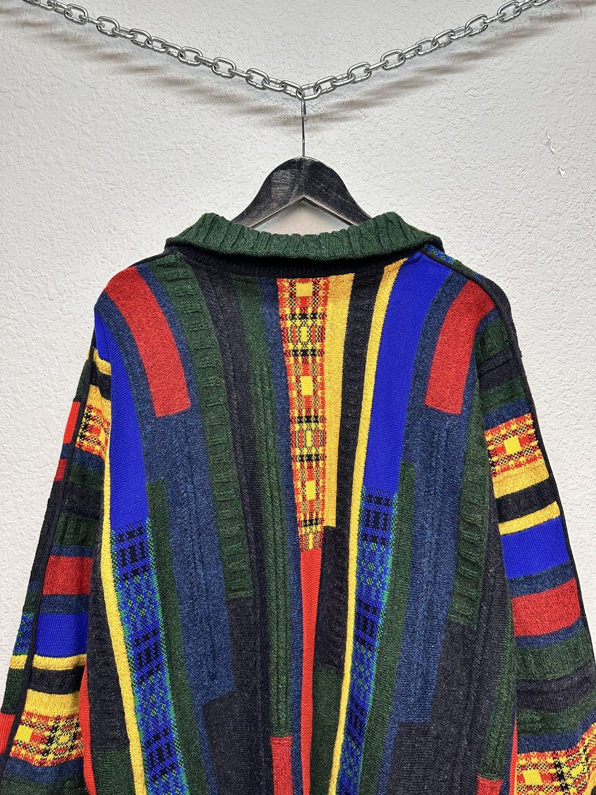 Carlo Colucci Carlo Colucci vintage knit sweater coogi style 90s germany Size US L / EU 52-54 / 3 - 14 Thumbnail