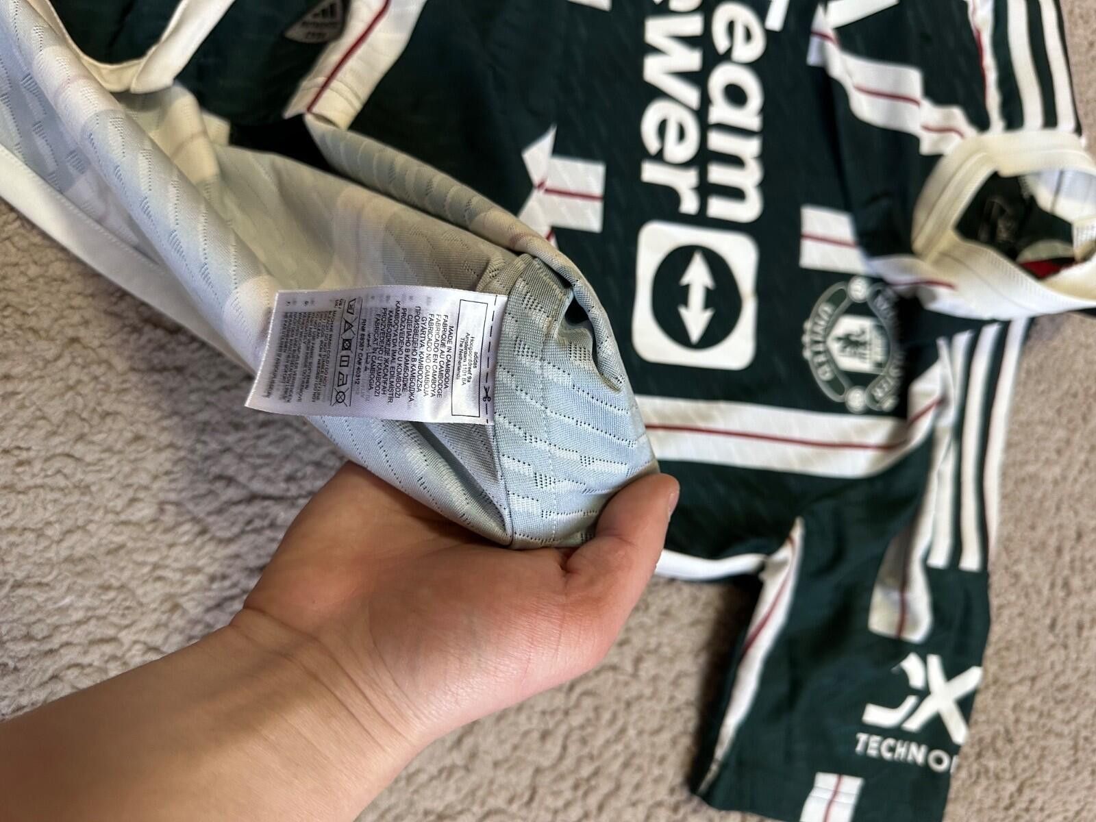 Adidas Adidas Manchester United 2023/2024 Away Kit Soccer Jersey Size US M / EU 48-50 / 2 - 6 Thumbnail