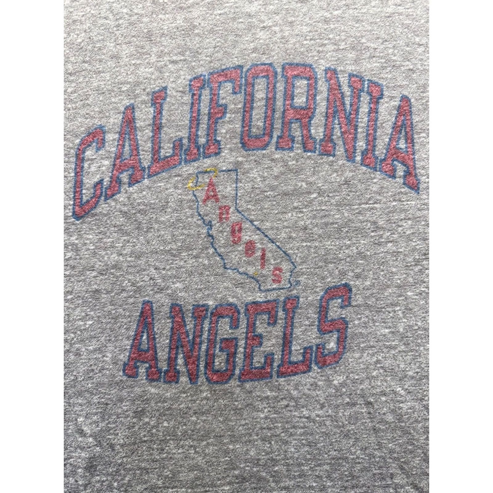 Champion VINTAGE Champion California Angels T-Shirt Gray M Mens Crew Neck Short Sleeve 50/50 USA Reference #9527 Size US M / EU 48-50 / 2 - 3 Thumbnail