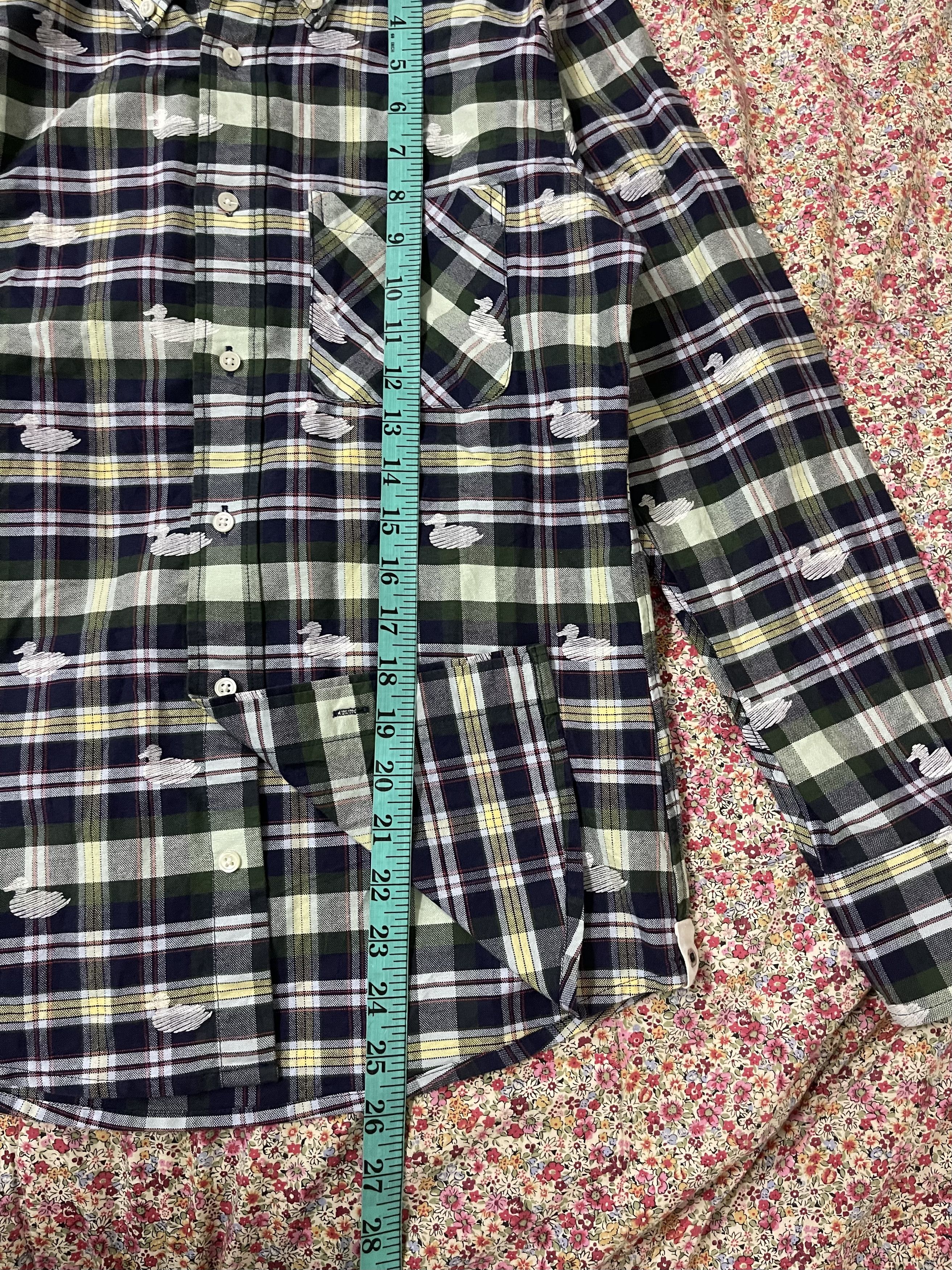 Thom Browne Koe x Thom Browne LongSleeve Checked Duck Shirt Size US S / EU 44-46 / 1 - 10 Thumbnail