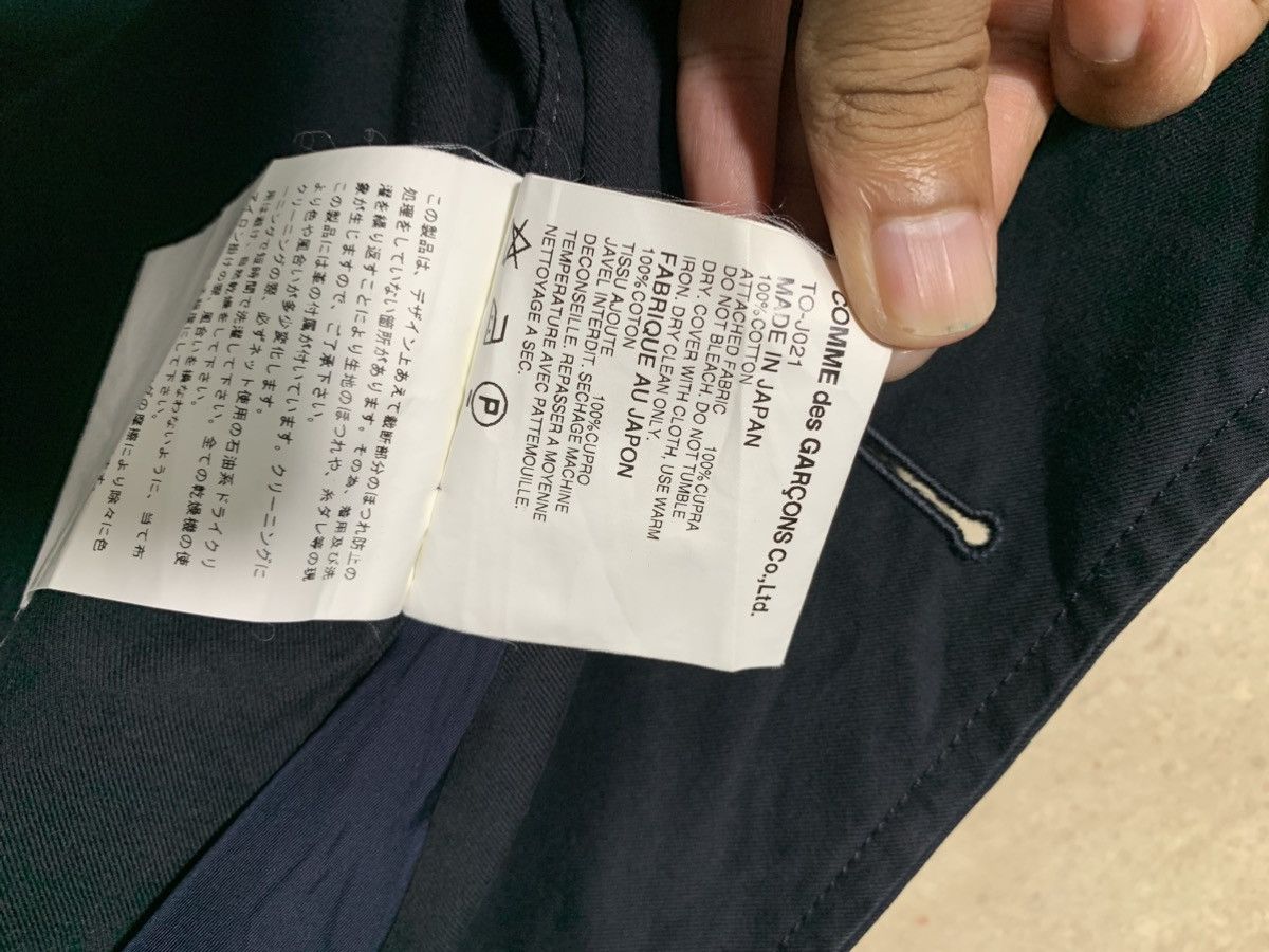 Comme des Garcons 🔥TRICOT CdG TRENCHCOATS NAVY Size M / US 6-8 / IT 42-44 - 9 Thumbnail