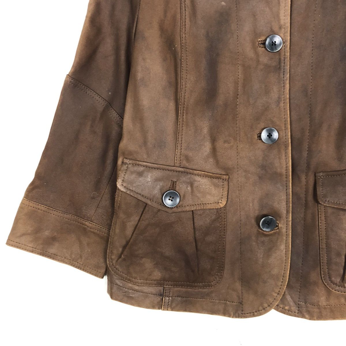 Other Max Mara Weekend Line Suede Leather Coat Size US M / EU 48-50 / 2 - 3 Thumbnail