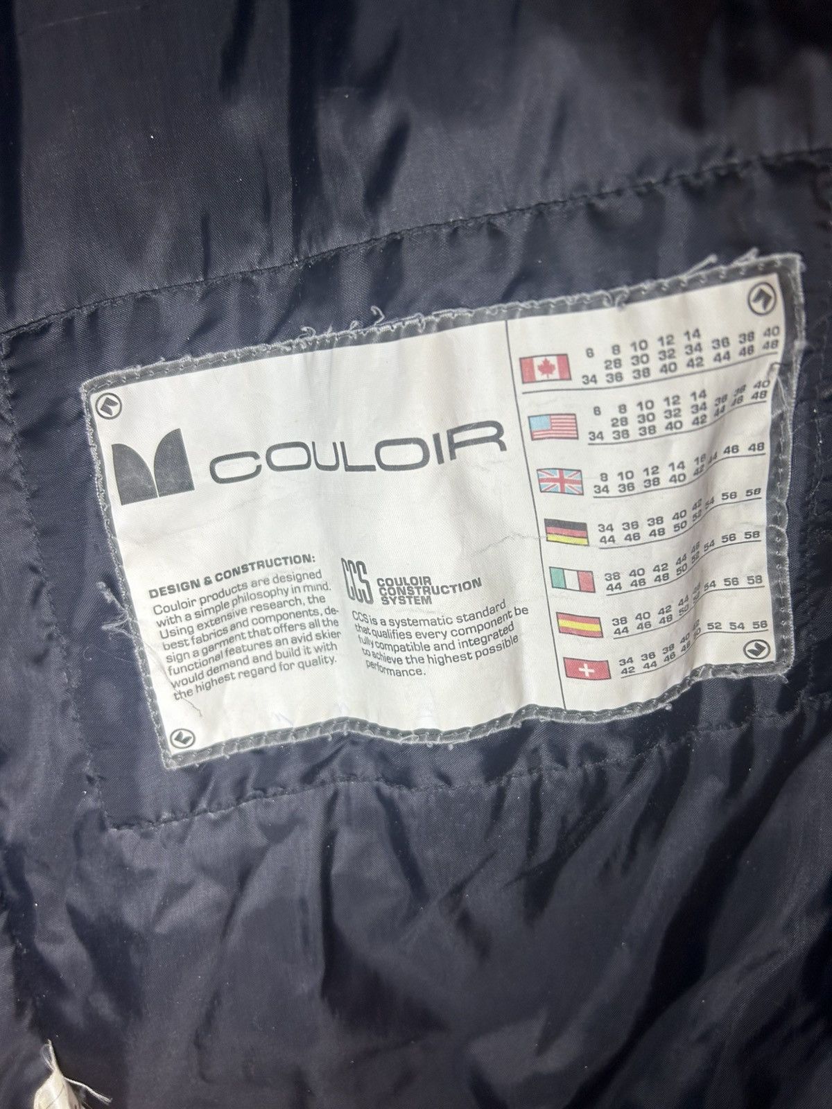 Designer × Vintage Vintage 90’s Couloir multi colour ski jacket Size US XL / EU 56 / 4 - 6 Thumbnail