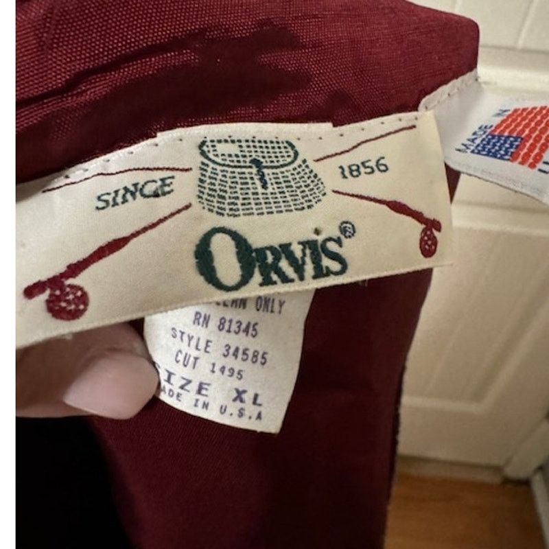 Orvis Vintage Orvis Santa Christmas Tapestry Plaid Vest XL Size XL / US 12-14 / IT 48-50 - 6 Thumbnail