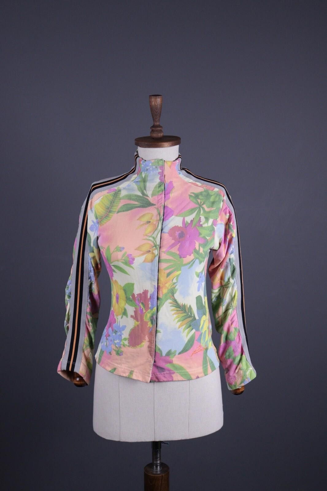 JET SET Jet Set Multicolor Allover Floral Fleece Jacket Size M Size M / US 6-8 / IT 42-44 - 1 Thumbnail