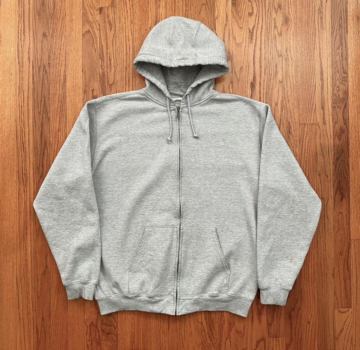 Carhartt Very Rare Vintage Carhartt Light Gray Zip Up Size US XL / EU 56 / 4 - 1 Thumbnail