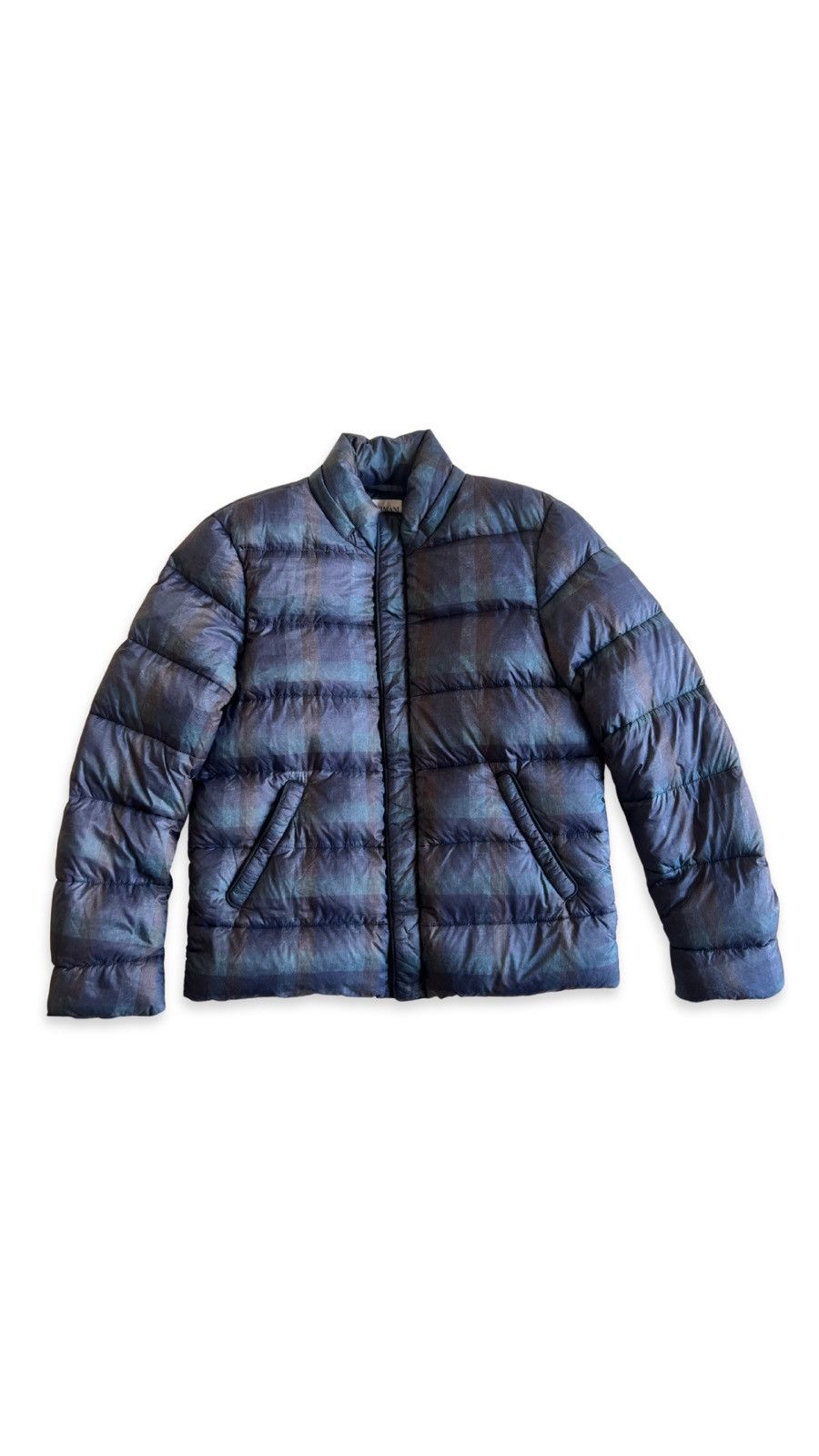 Giorgio Armani Rare Armani Collezioni Goose Down Puffer Jacket Blue Size US L / EU 52-54 / 3 - 6 Thumbnail