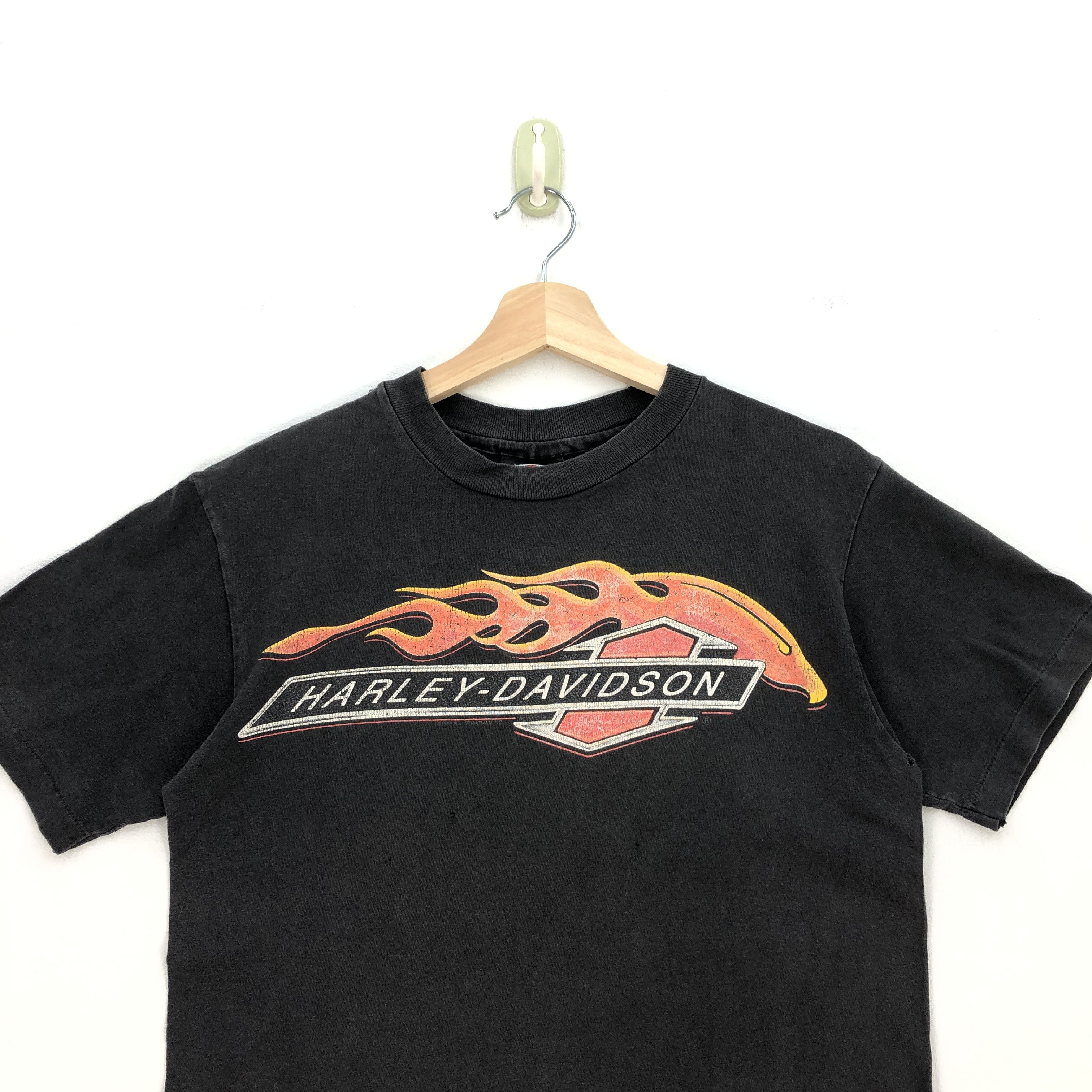 Harley Davidson Vintage Harley Davidson T Shirt Motorcycle Big Boar Tees Size US S / EU 44-46 / 1 - 4 Thumbnail